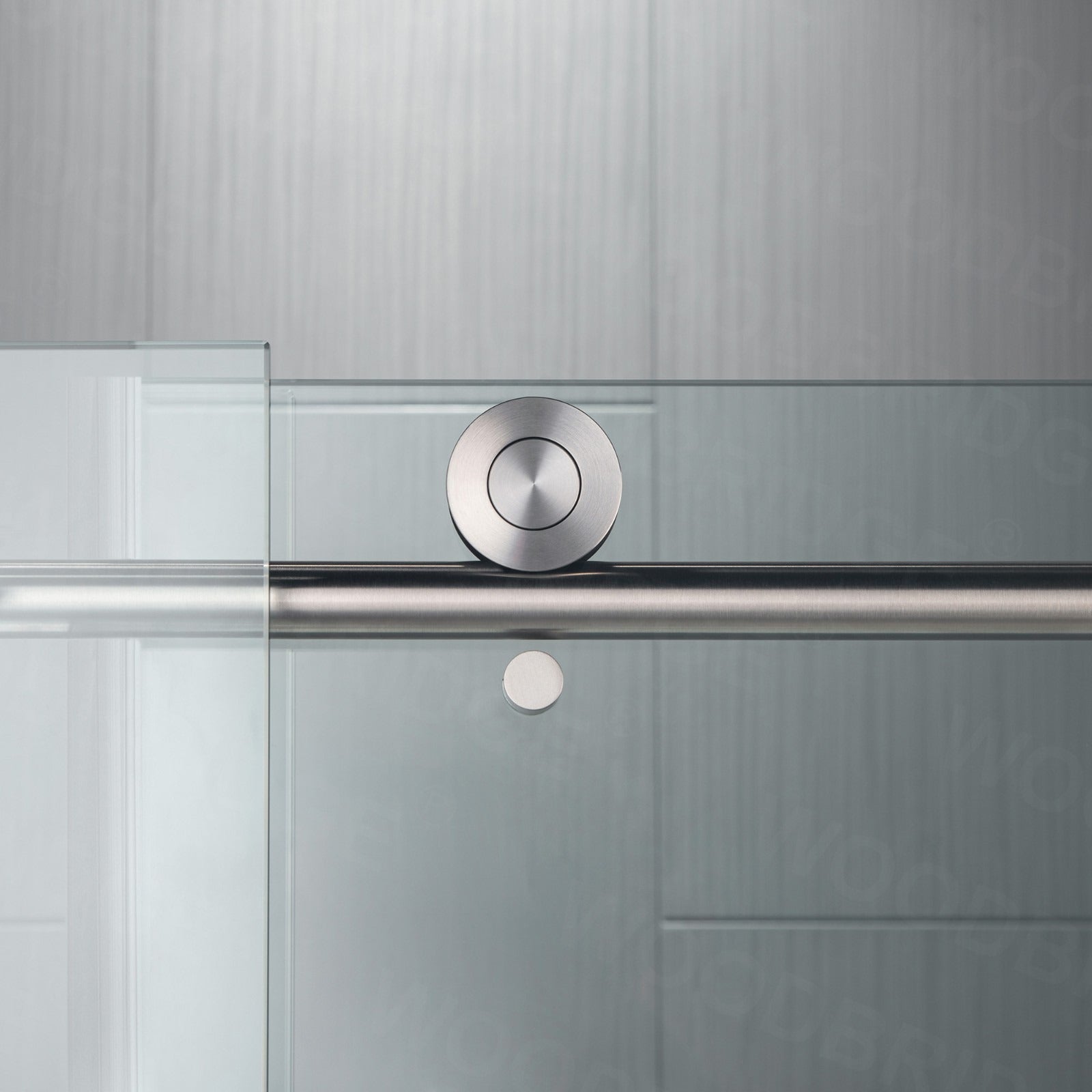 WOODBRIDGE Frameless Bathtub Shower Doors 56-60" Width x 62"Height with 3/8"(10mm) Clear Tempered Glass, MBSDC6062