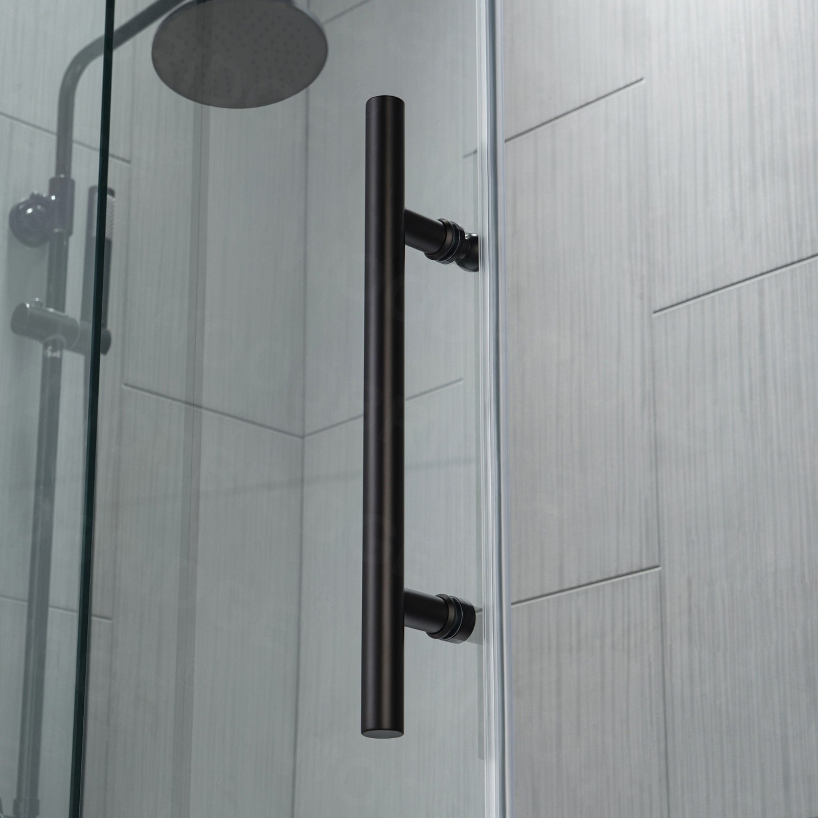WOODBRIDGE Frameless Bathtub Shower Doors 56-60" Width x 62"Height with 3/8"(10mm) Clear Tempered Glass, MBSDC6062