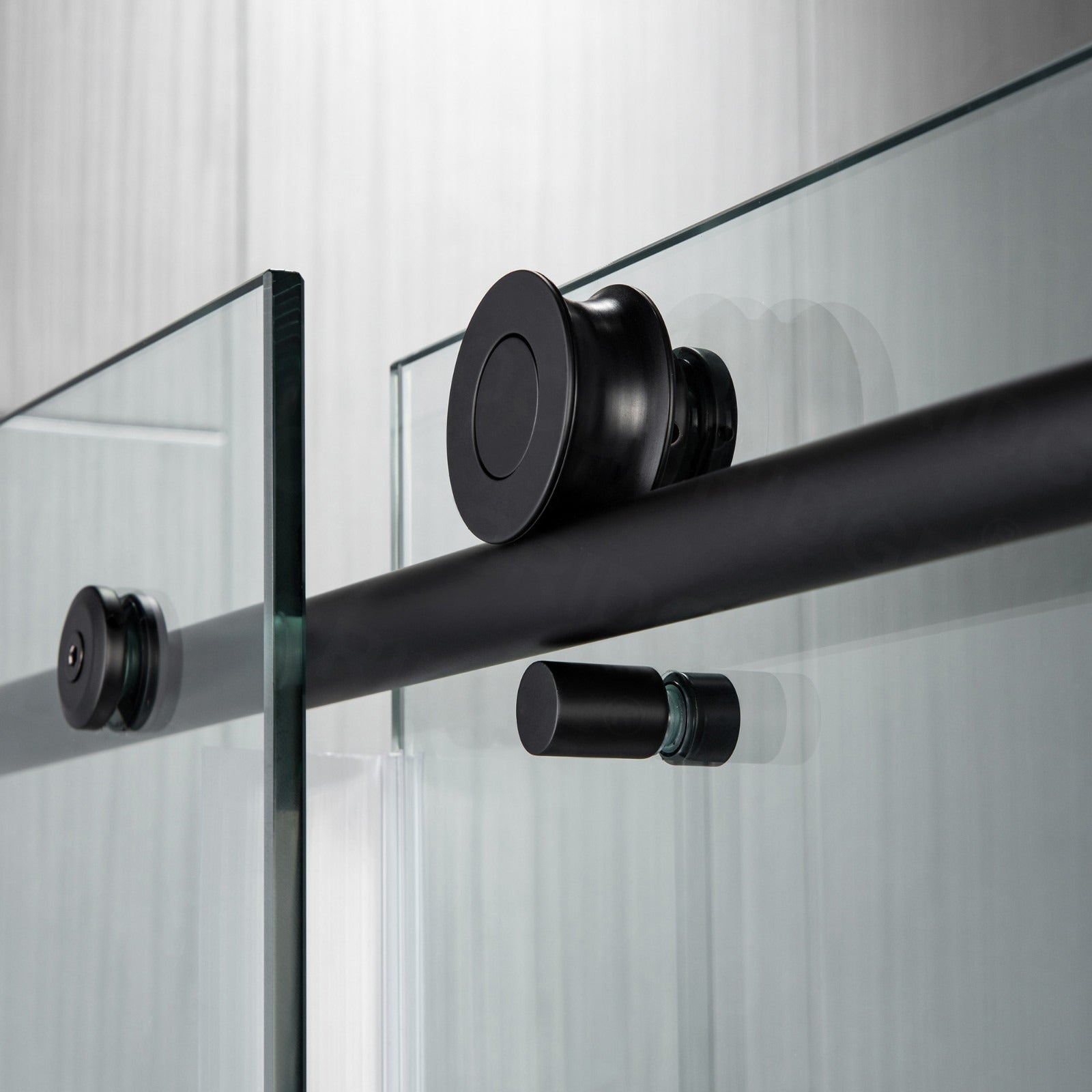 WOODBRIDGE Frameless Bathtub Shower Doors 56-60" Width x 62"Height with 3/8"(10mm) Clear Tempered Glass, MBSDC6062