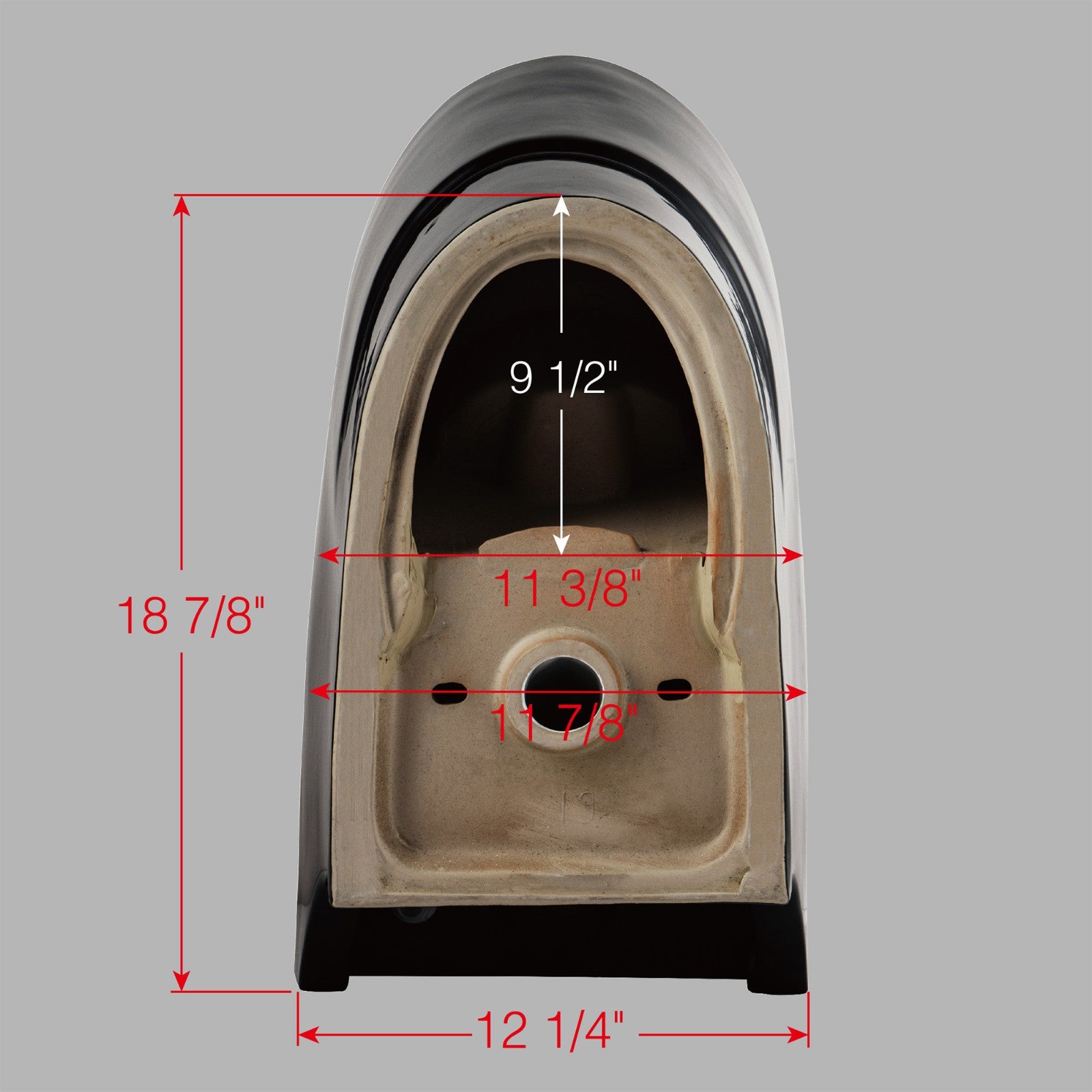 WOODBRIDGEE One Piece Toilet with Soft Closing Seat, Chair Height, 1.28 GPF Dual, Water Sensed, 1000 Gram MaP Flushing Score Toilet, Black