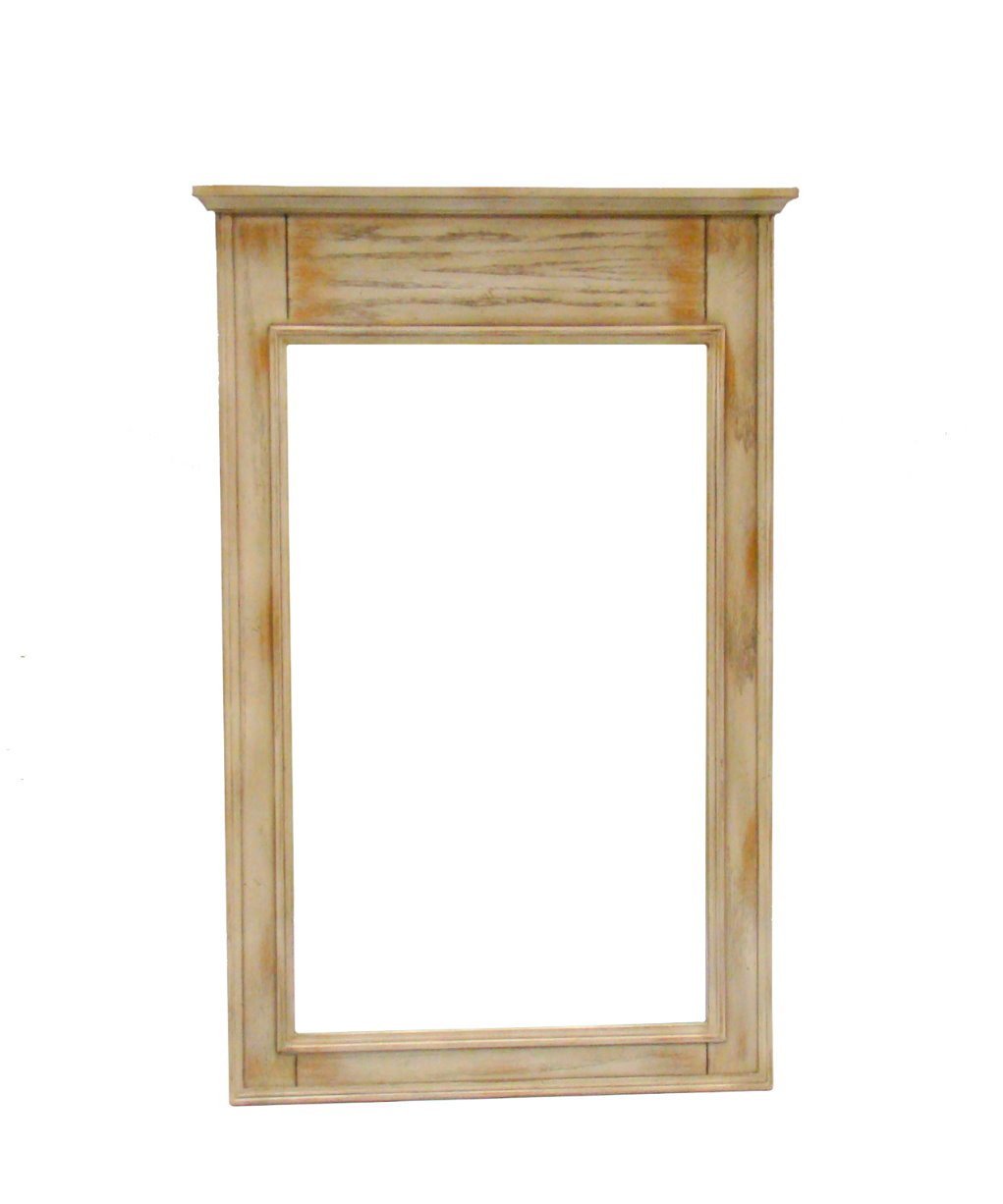 Chans Furniture CF88324-60W 60" Abbeville Distressed Beige Double Sink Vanity - Benton Collection
