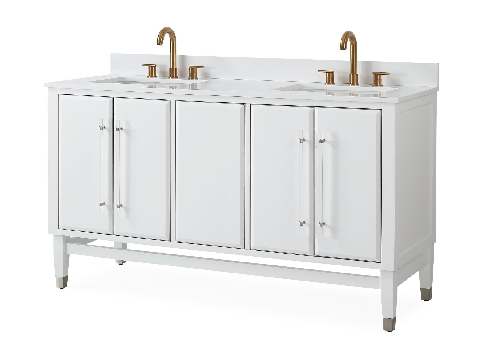 Chans Furniture Q164WT-D60QT 60" Tennant Brand Bertone Bathroom Sink Vanity