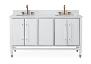 Chans Furniture Q164WT-D60QT 60" Tennant Brand Bertone Bathroom Sink Vanity