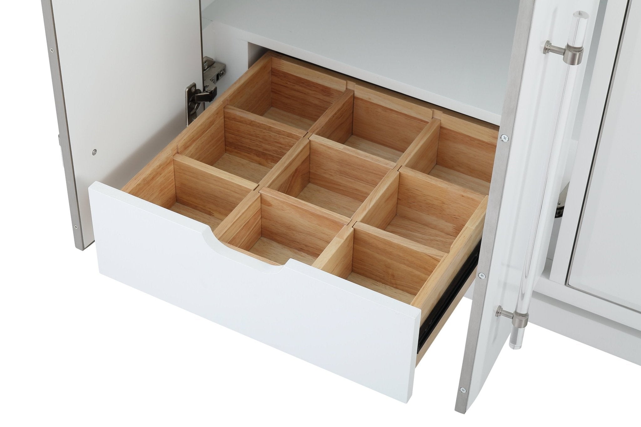 Chans Furniture Q164WT-D60GT 60" Tennant Brand Bertone Double Sink Bathroom Vanity