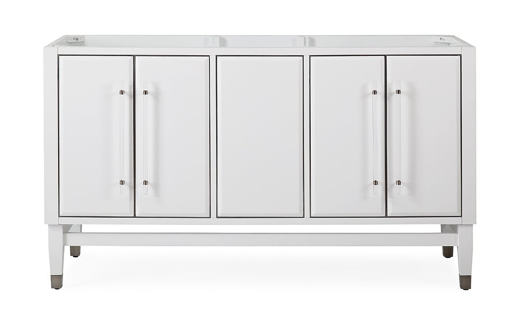 Chans Furniture Q164WT-D60GT 60" Tennant Brand Bertone Double Sink Bathroom Vanity