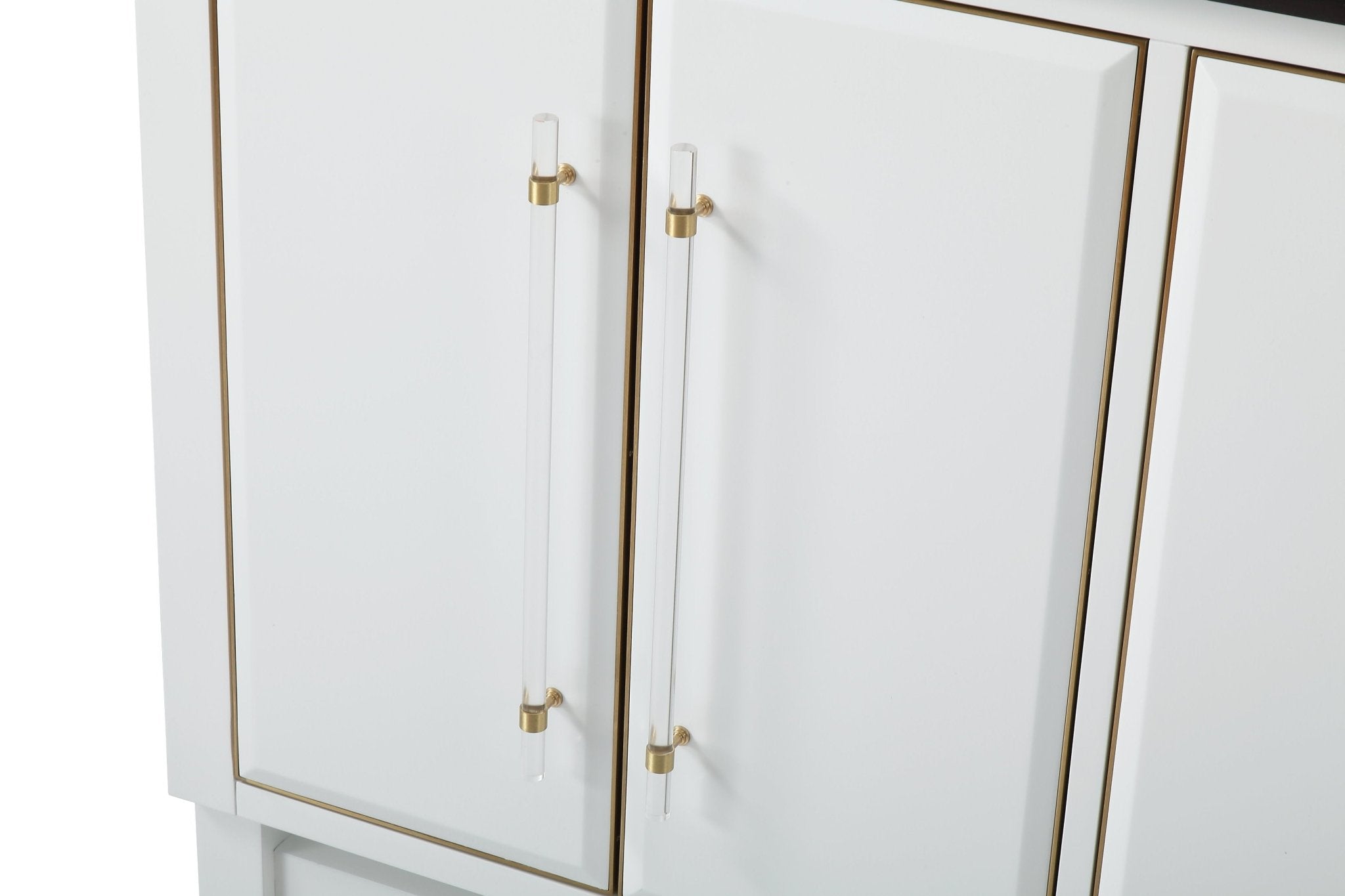 Chans Furniture Q164WT-D60GT 60" Tennant Brand Bertone Double Sink Bathroom Vanity
