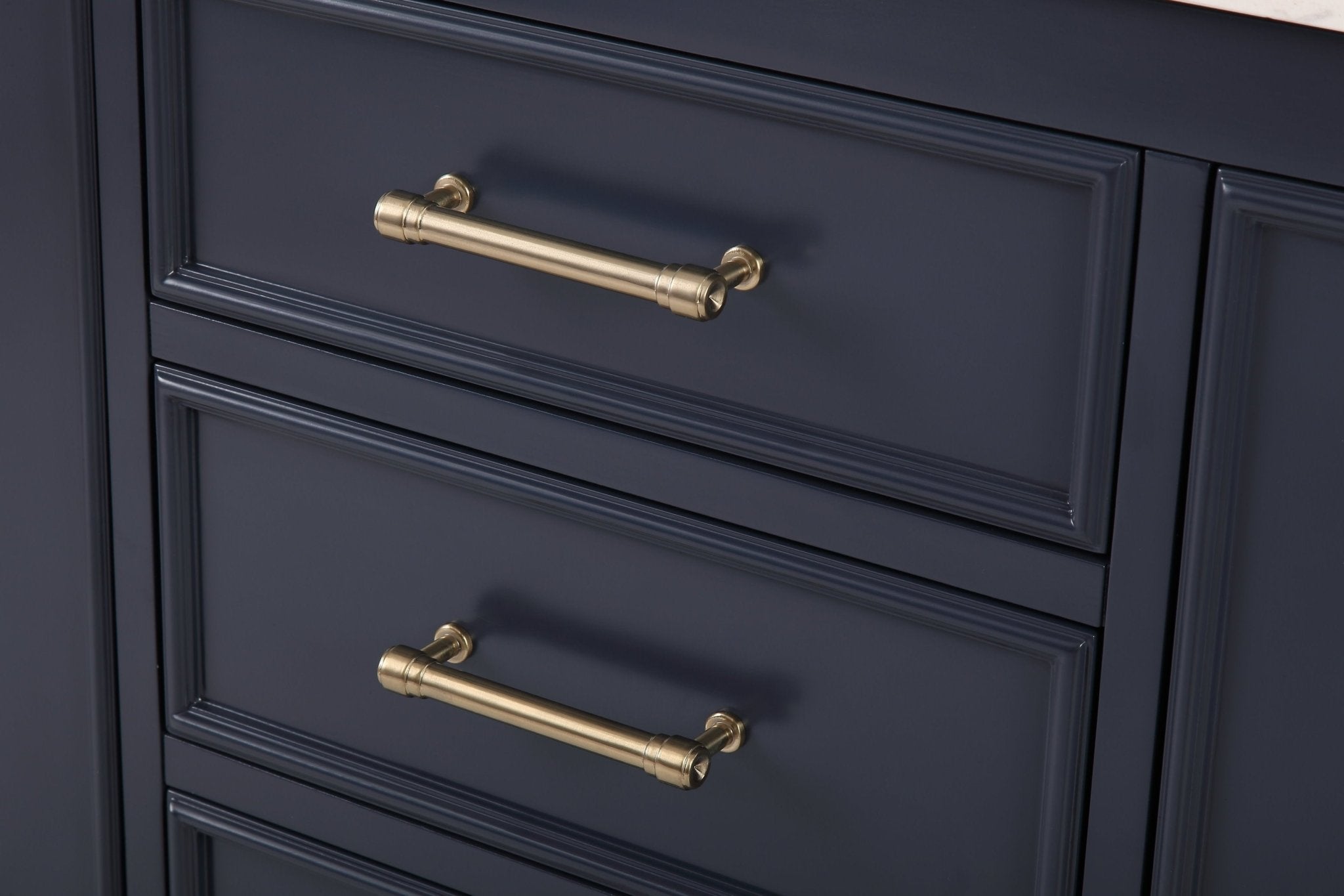 Chans Furniture QT-7440-NB60S 60"  Tennant Brand Navy Blue Color Felton Bathroom Sink Vanity