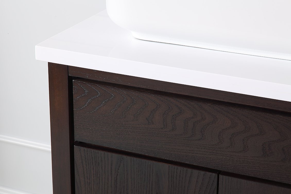 Chans Furniture 9960DK-60QT 60"  Tennant Brand Vessel sink Beatrice Double Sink Bathroom Vanity