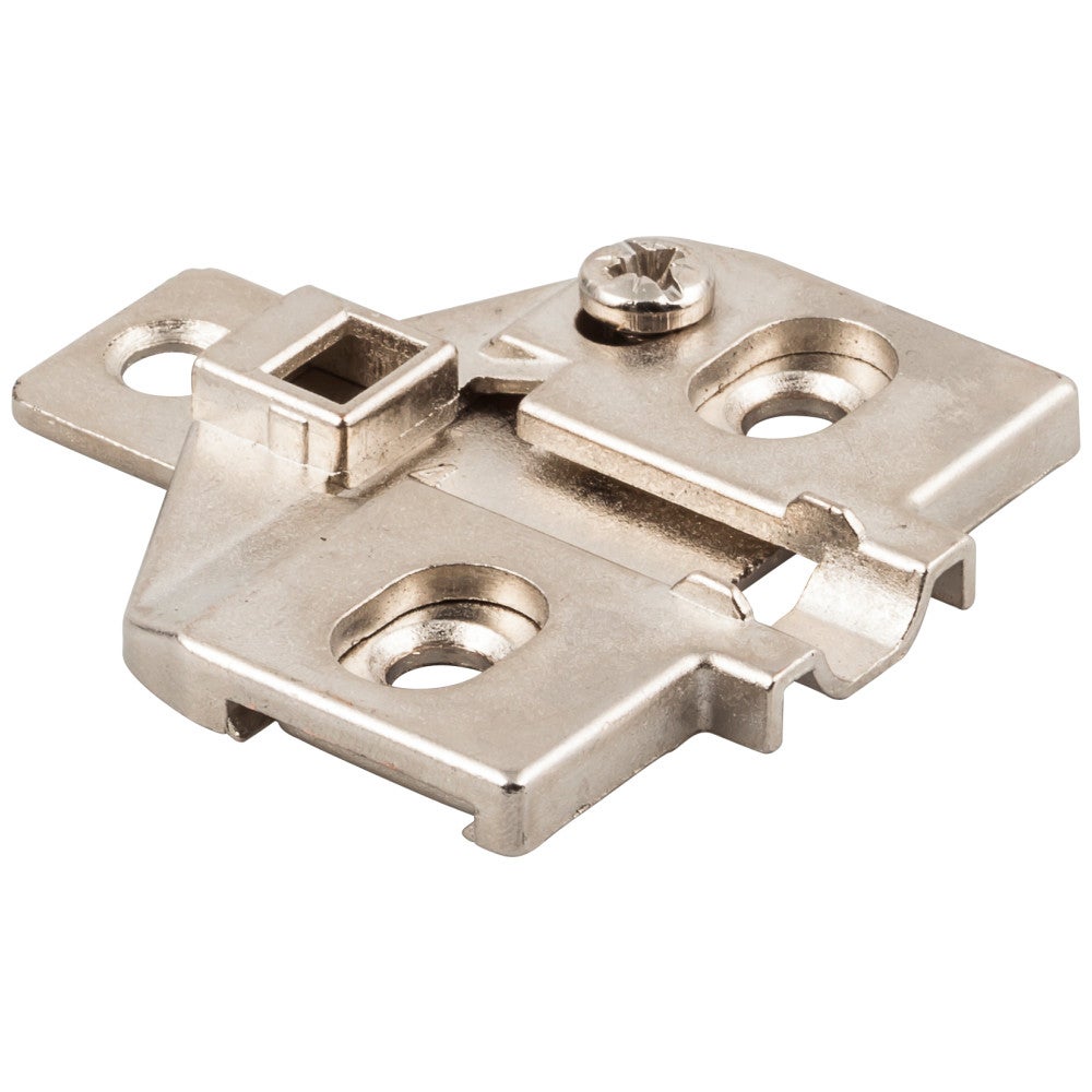 Hardware Resources HR MAX Heavy Duty 0 mm Screw Adj 3 Hole Zinc Die Cast Plate without Screws for 700, 725, 900 & 1750 Hinges