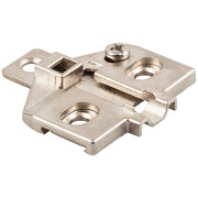 Hardware Resources HR MAX Heavy Duty 0 mm Screw Adj 3 Hole Zinc Die Cast Plate without Screws for 700, 725, 900 & 1750 Hinges