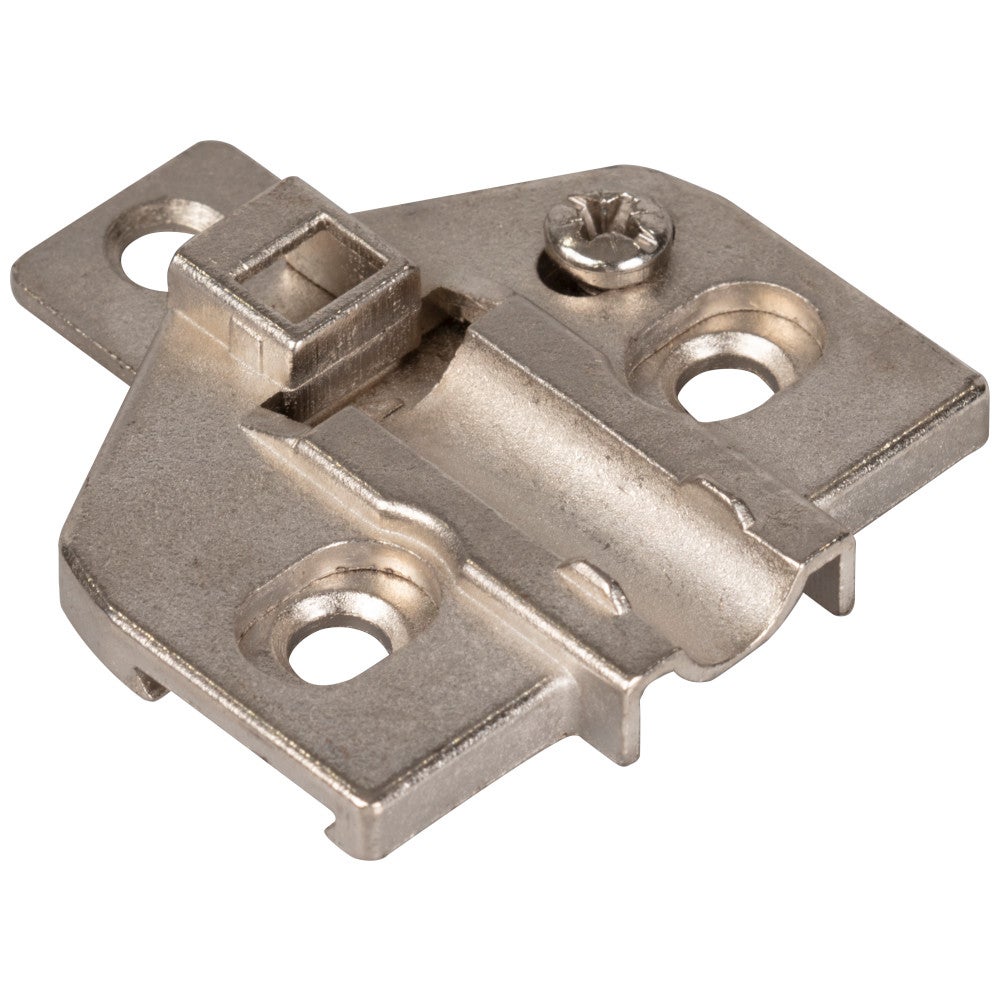 Hardware Resources HR MAX Heavy Duty 2 mm Screw Adj 3 Hole Zinc Die Cast Plate without Screws for 700, 725, 900 & 1750 Hinges