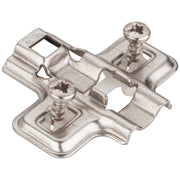 Hardware Resources HR MAX Standard Duty 0 mm Non-Cam Adj. Steel Plate, Wood Screws and 5 mm Dowels for 700, 725, 900 & 1750 Hinges