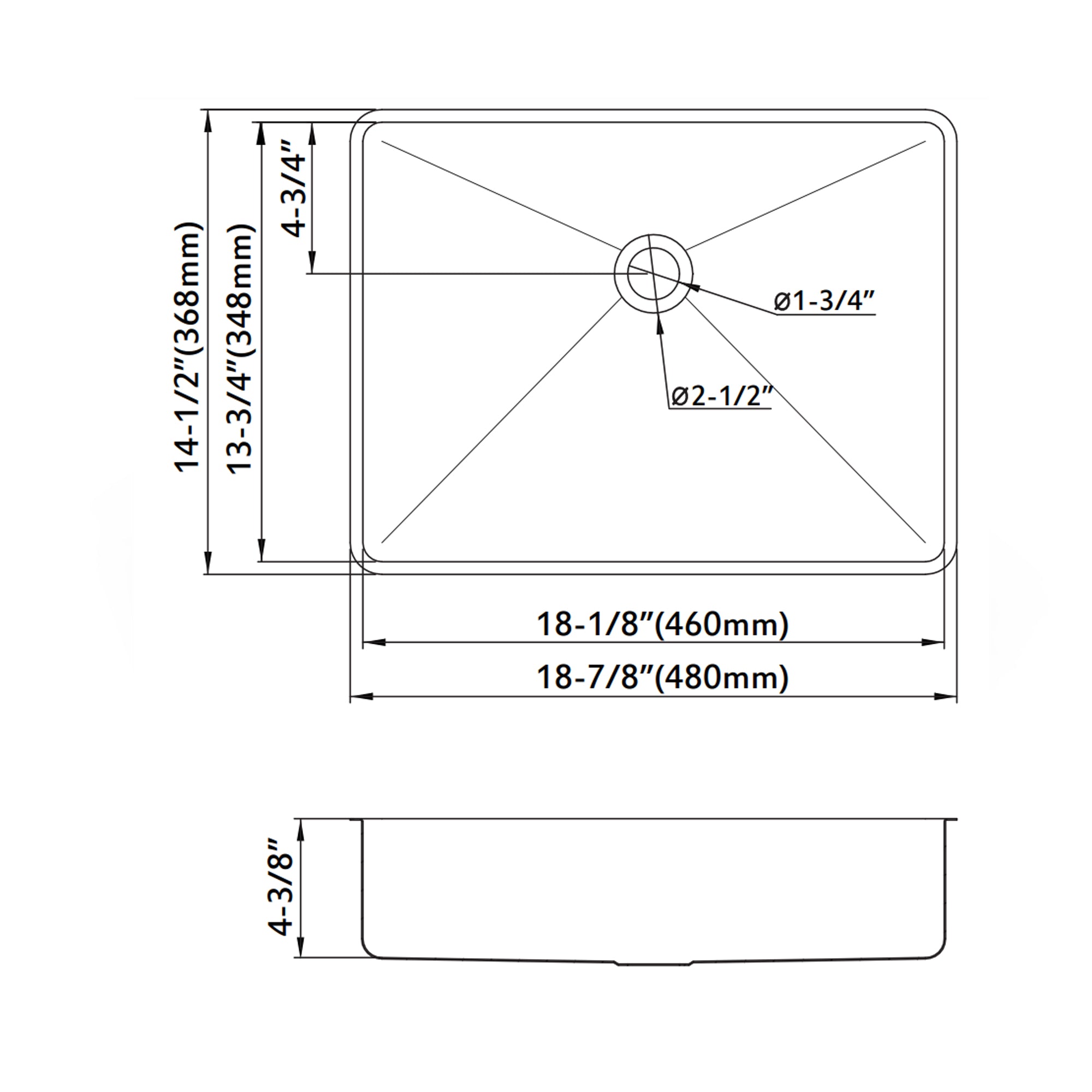 Undermount Sink 6001 1915