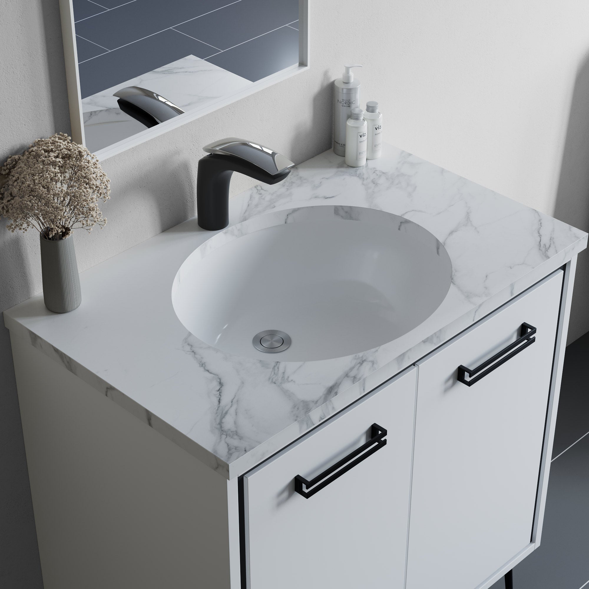 Undercounter Ceramic Sink  6003 1916