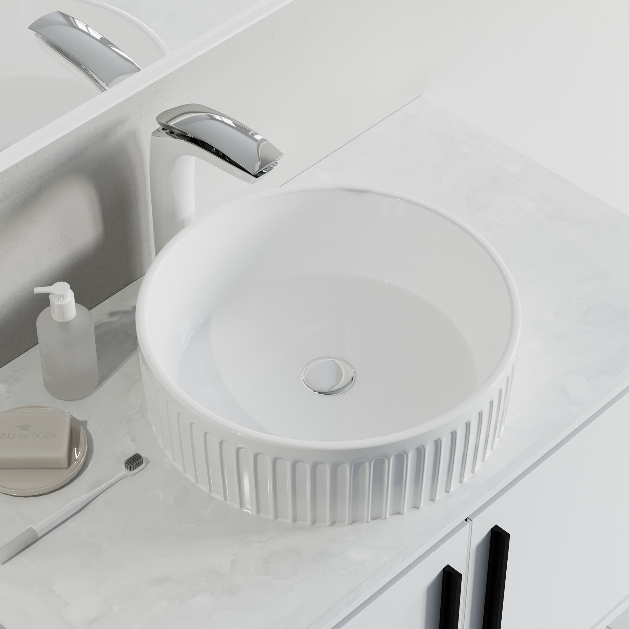 Bathroom Vessel Sink - 6004 1616