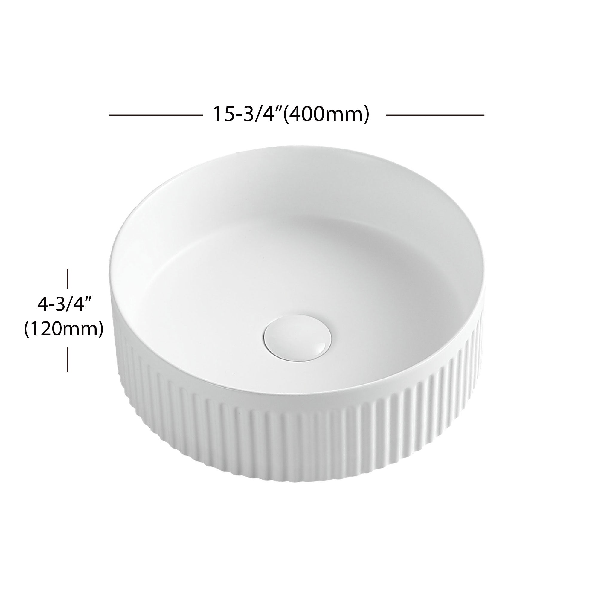 Bathroom Vessel Sink - 6004 1616