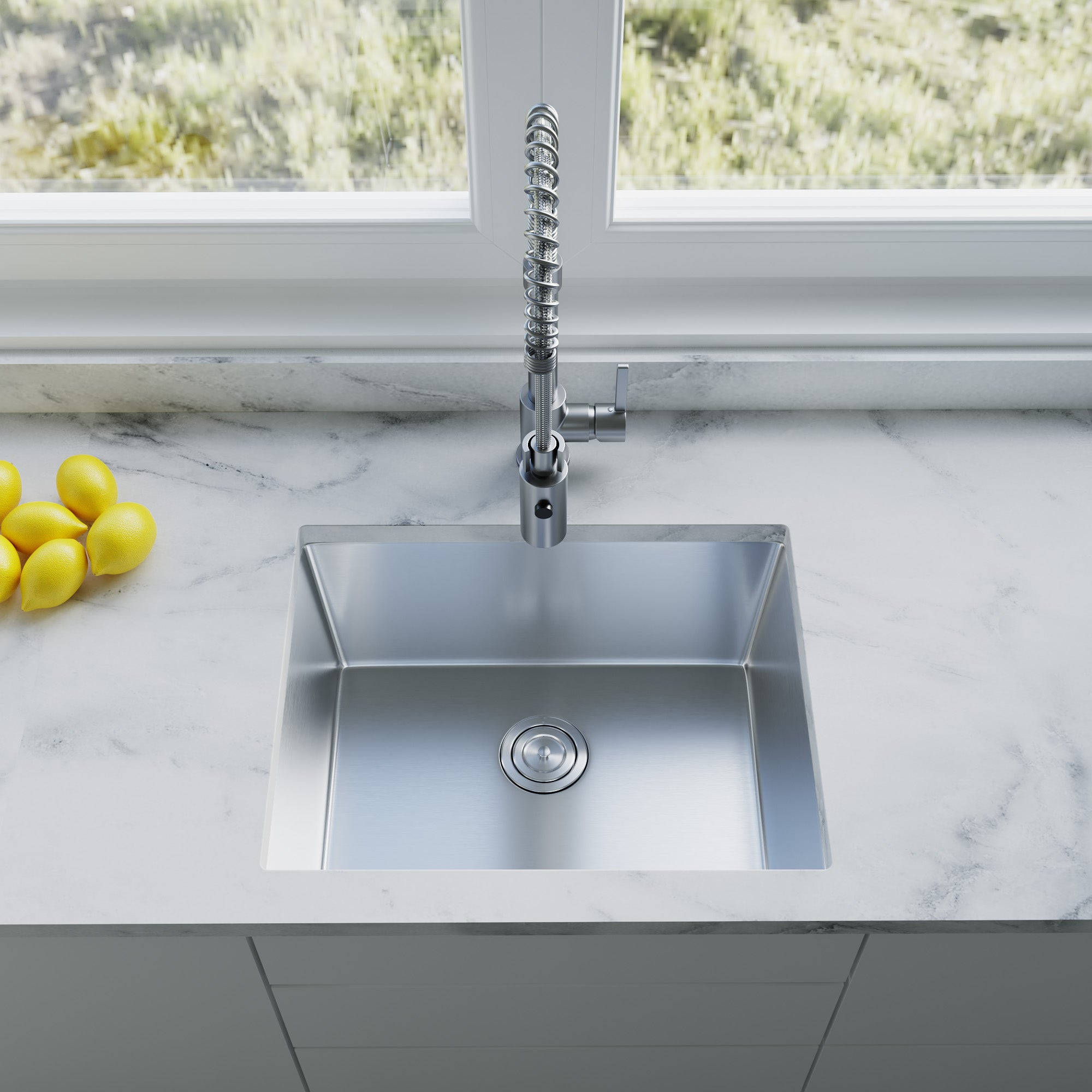 Undermount Kitchen Sinks Handcrafted Small-Radius Corner (R10) Series 6005 2318