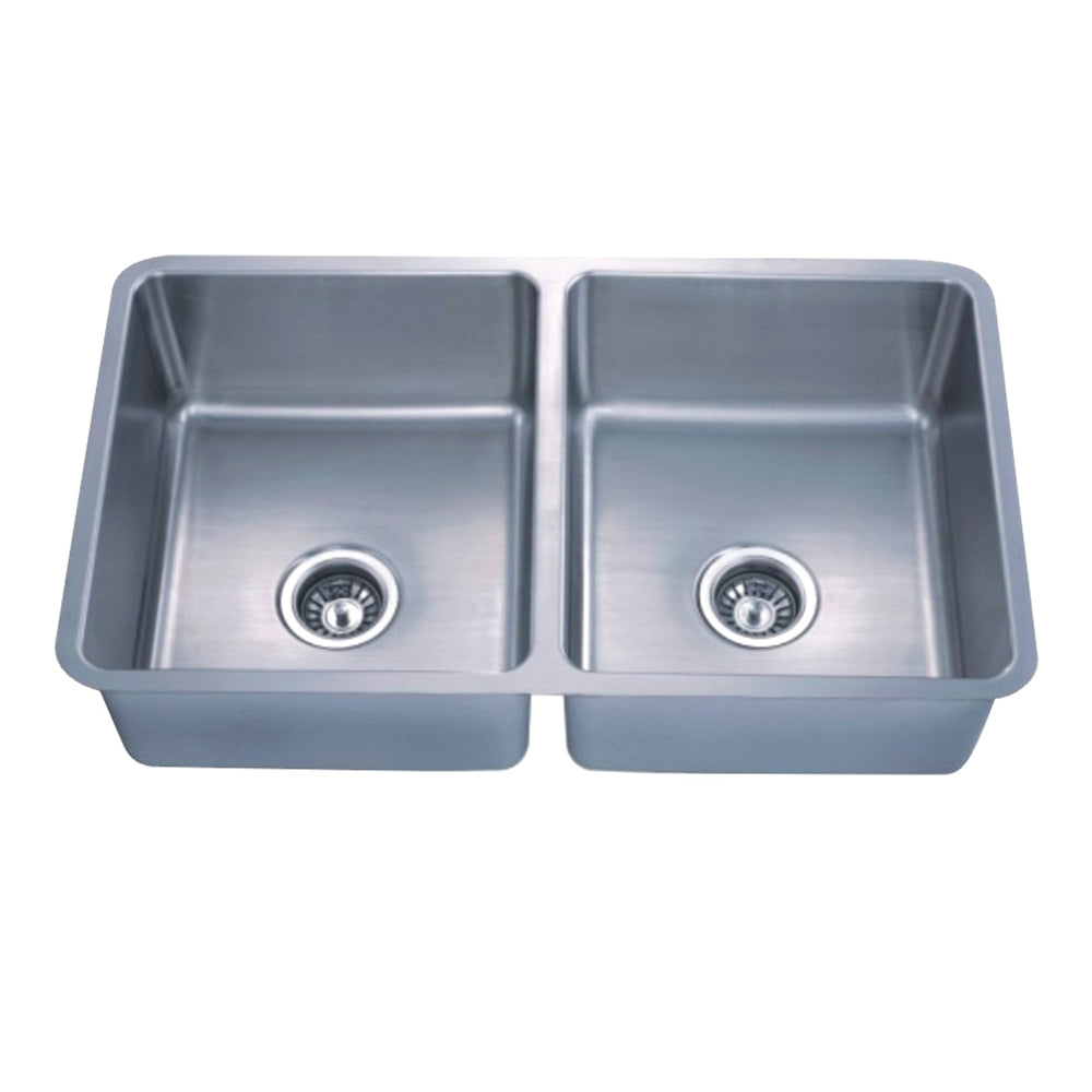 Undermount Kitchen Sinks Handcrafted Small-Radius Corner (R25) Series 6005 3019