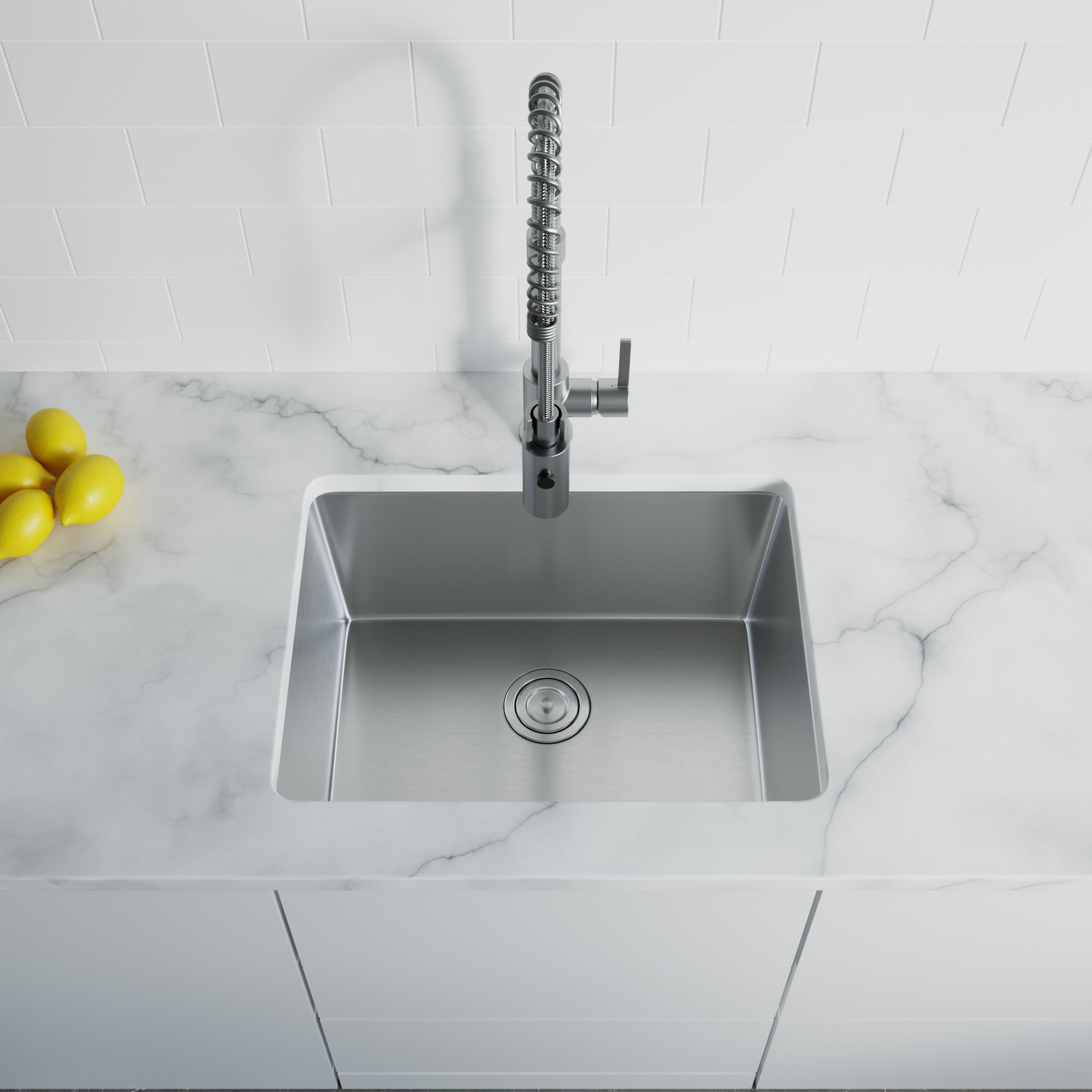 Undermount Kitchen Sinks Handcrafted Small-Radius Corner Series-6008 2318C