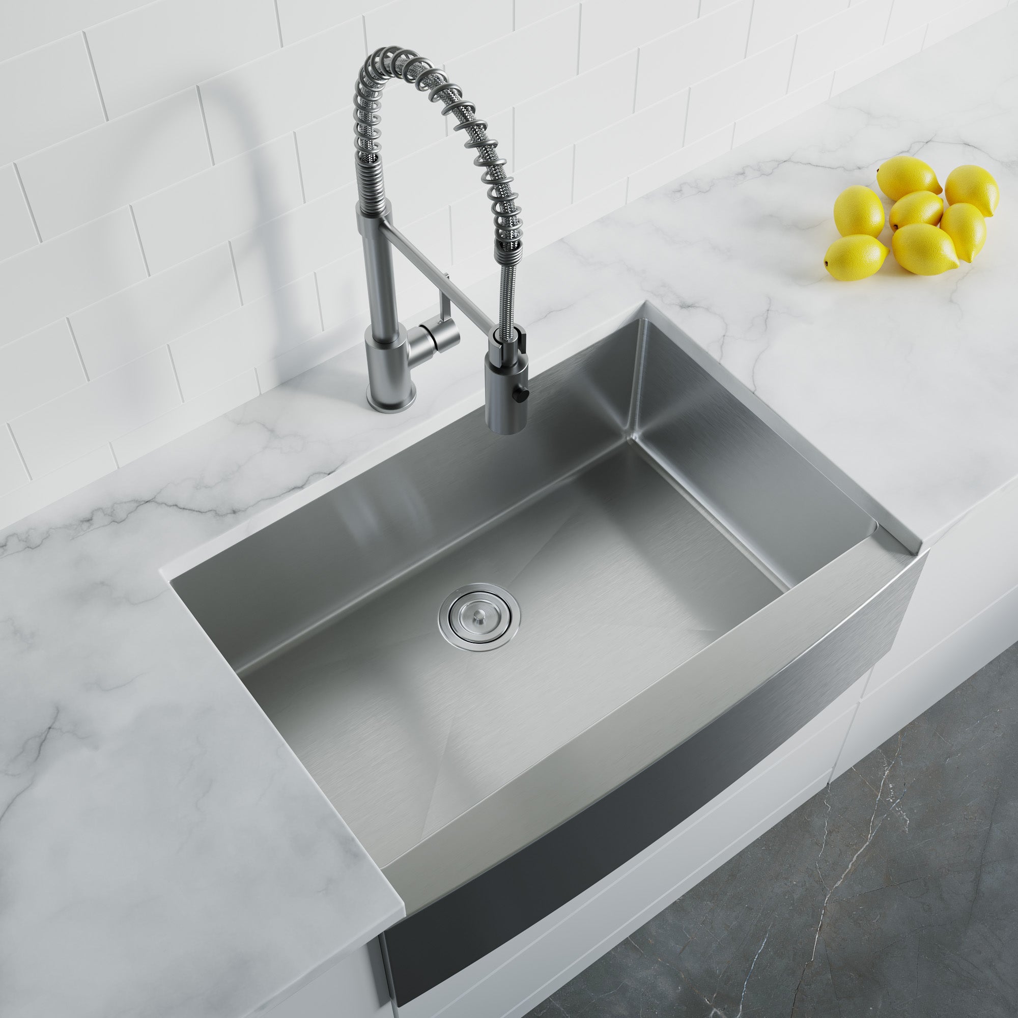Undermount Kitchen Sinks Handcrafted Small-Radius Corner Series-6008 3021