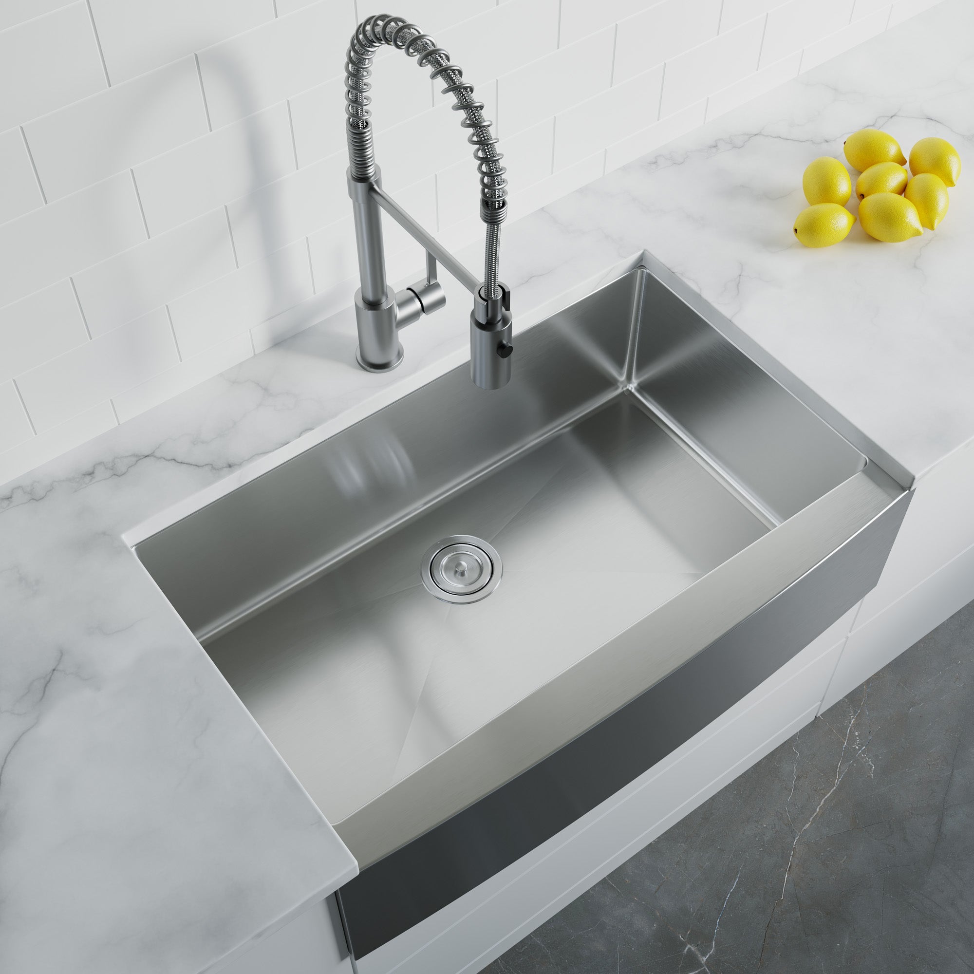 Undermount Kitchen Sinks Handcrafted Small-Radius Corner Series-6008 3320