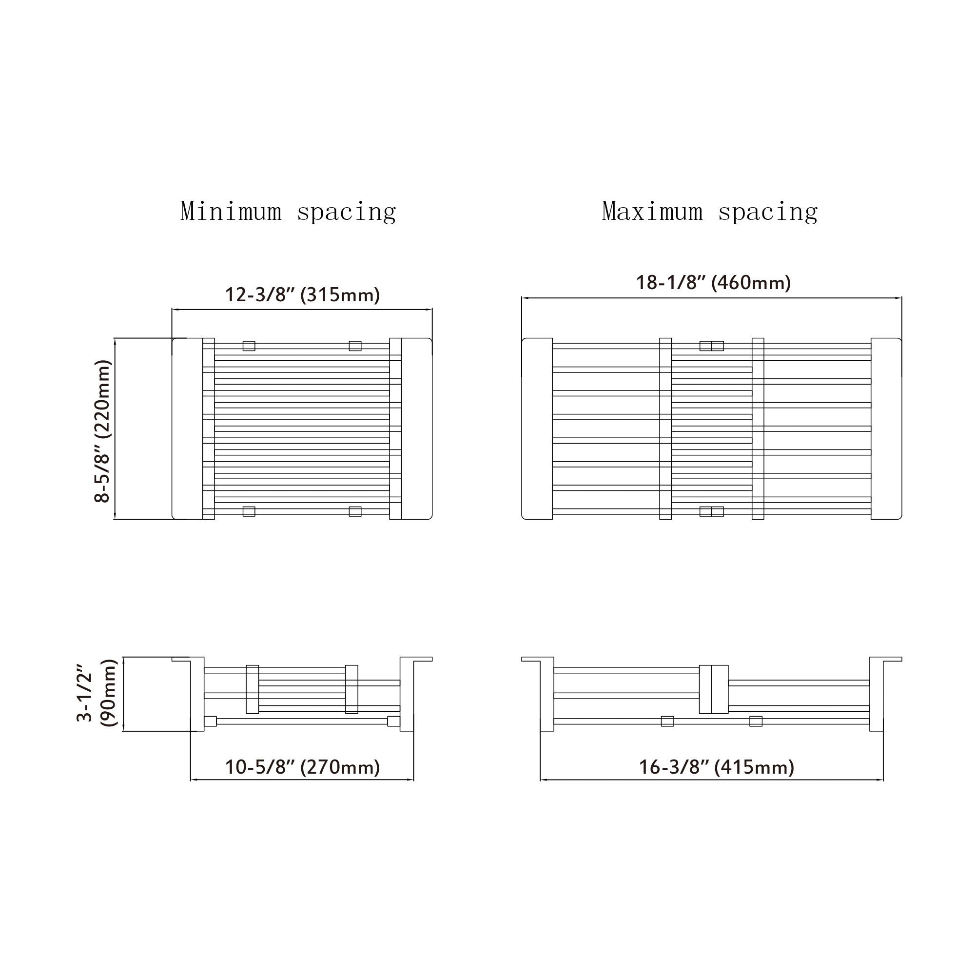 Adjustable Sink Draining Basket - 6011 09