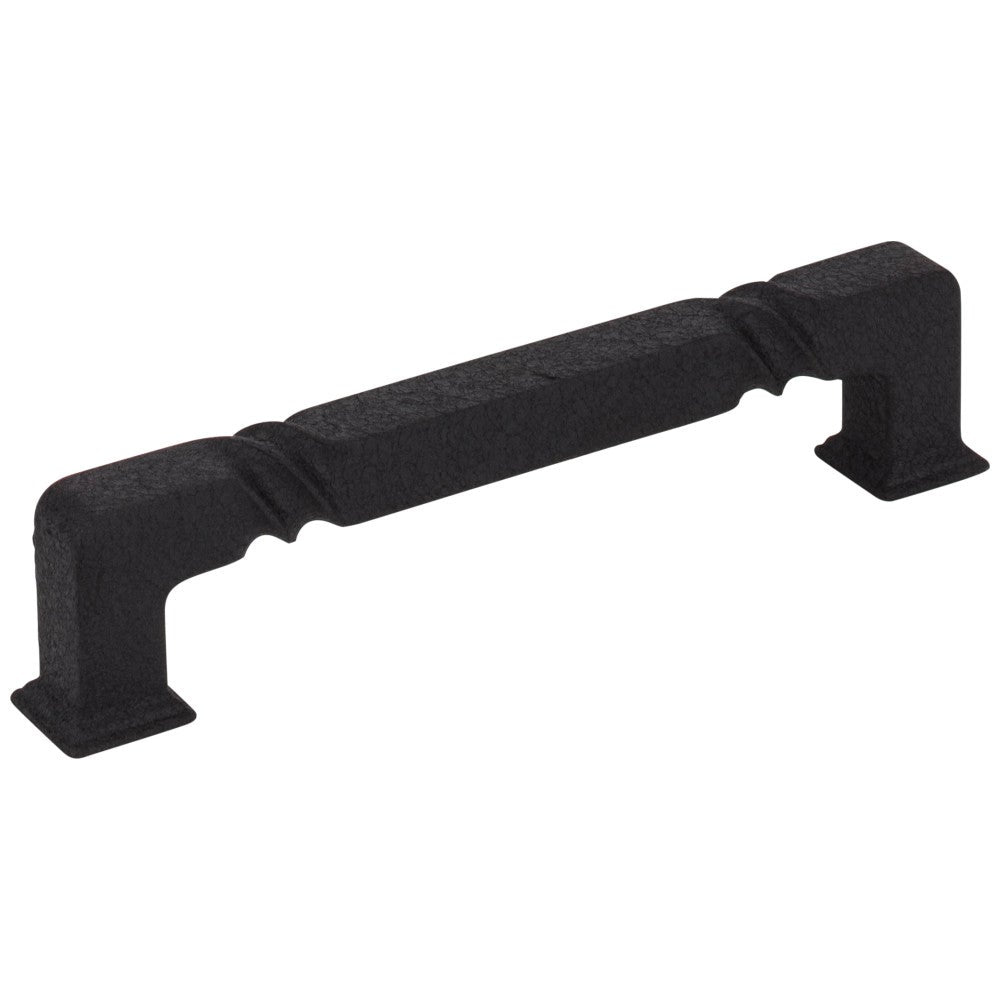 Hardware Resources 96 mm Center-to-Center Matte Black Rustic Twist Tahoe Cabinet Pull