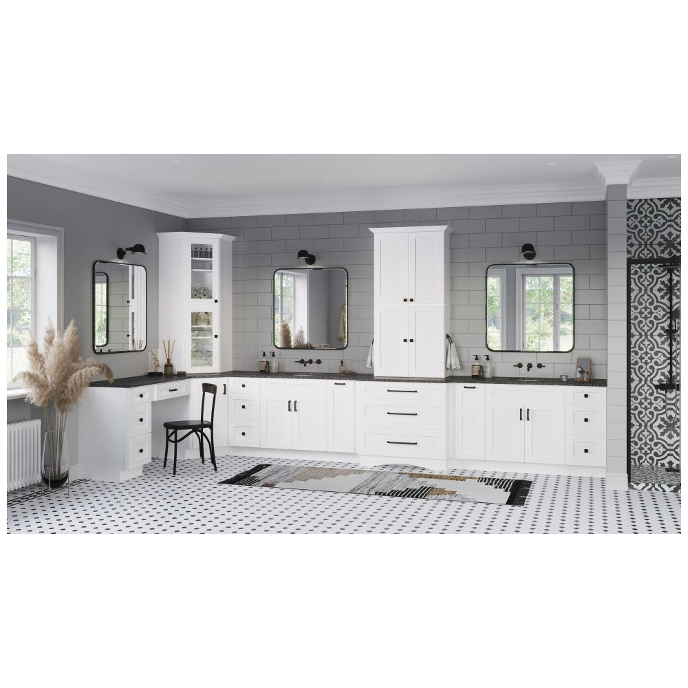 Hardware Resources 96 mm Center-to-Center Matte Black Rustic Twist Tahoe Cabinet Pull