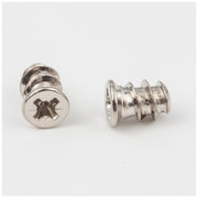 Hardware Resources 6.3 mm x 9 mm Nickel Plated Pozi Drive 7 mm Flat Head Euro Screw Sold by the Box (4,500). Order 4.5 for a box of 4,500 screws