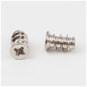 Hardware Resources 6.3 mm x 10.5 mm Nickel Plated Phillips Drive 7 mm Flat Head Euro Screw Sold by the Box