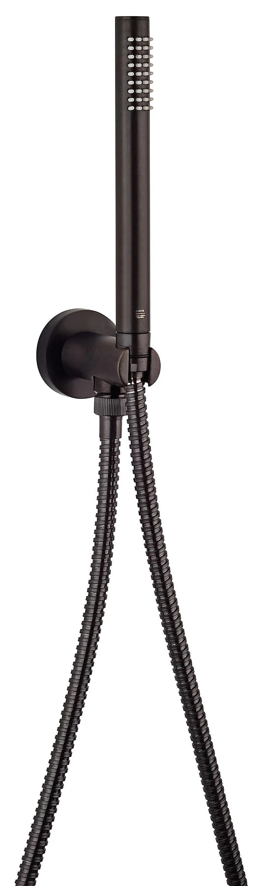 Fortis 604400CMB Rilassante Round Handshower Kit Matte Black 1.8 GPM