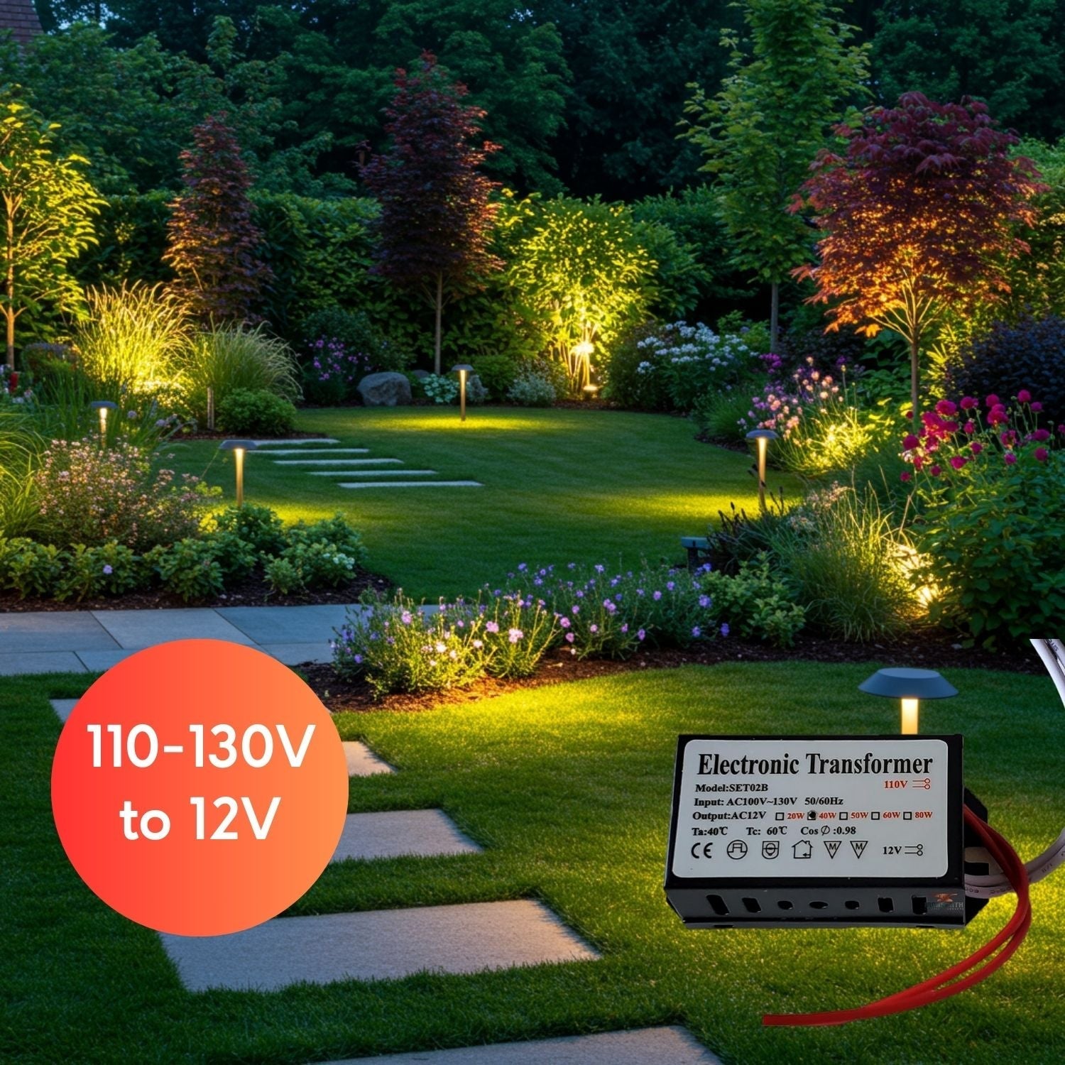 60W Electronic Halogen Transformer
