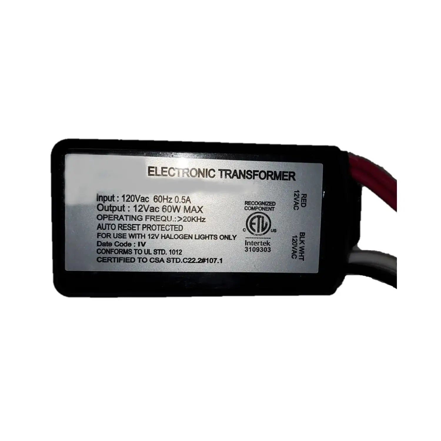 60W Halogen Electronic Potted Current Transformer