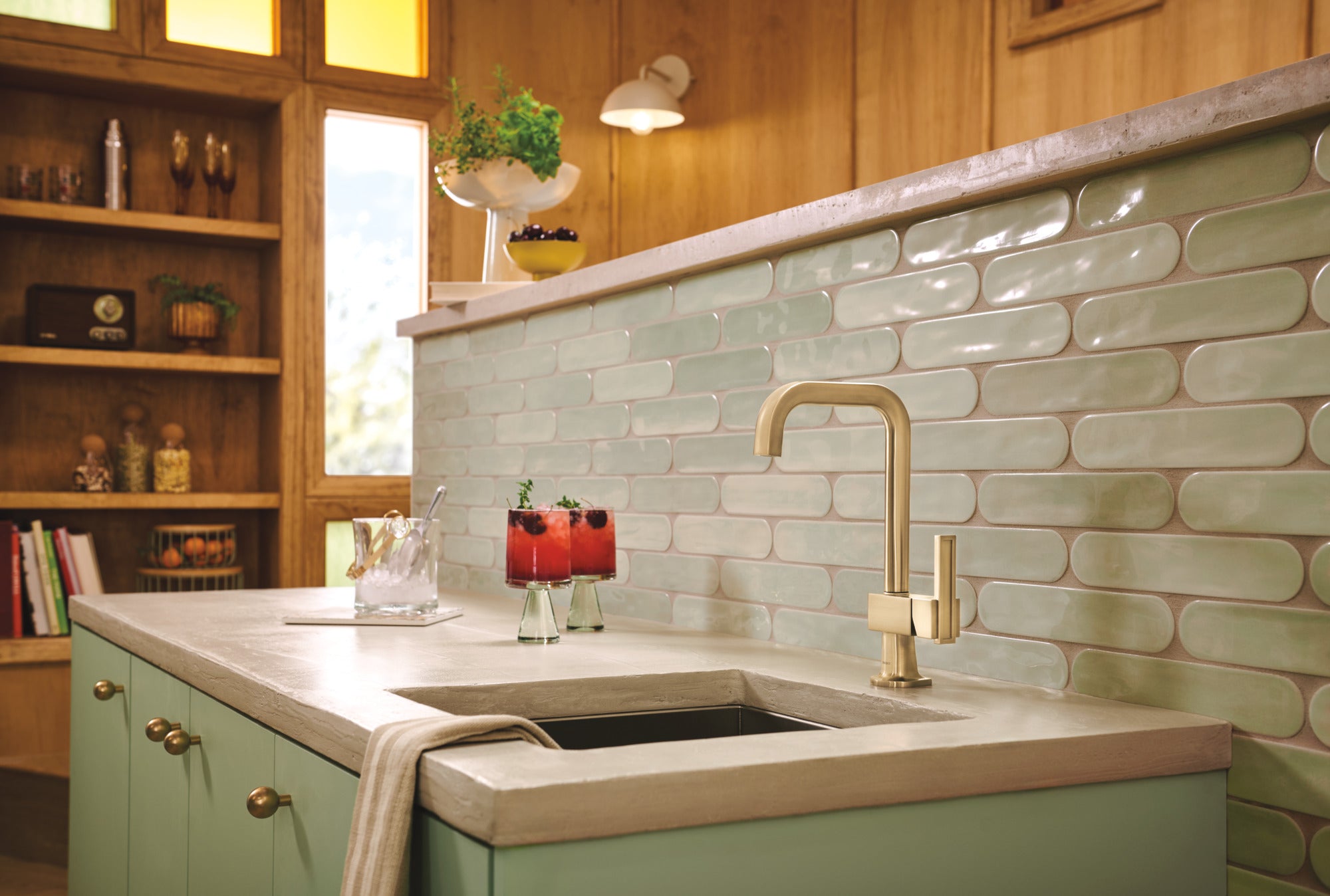 Brizo Frank Lloyd Wright® Bar Faucet with Square Spout - Less Handle