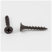 Hardware Resources #6 x 1" Black Phosphate Phillips Drive Coarse Thread Bugle Head Drywall Screw Sold by the Keg