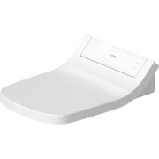 Duravit SensoWash Classic Elongated Bidet Toilet Seat in White, with Remote and App Control, Concealed Connections
