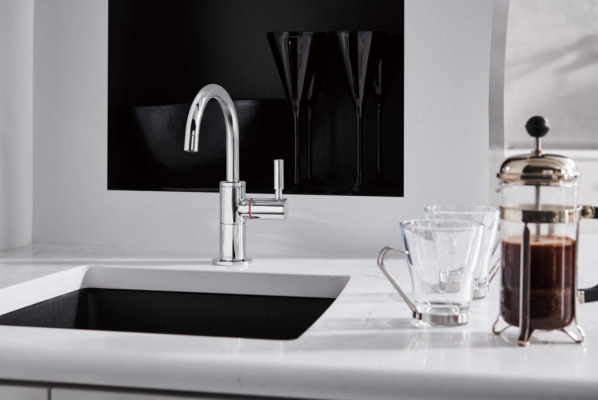Brizo Odin® Instant Hot Faucet with Arc Spout