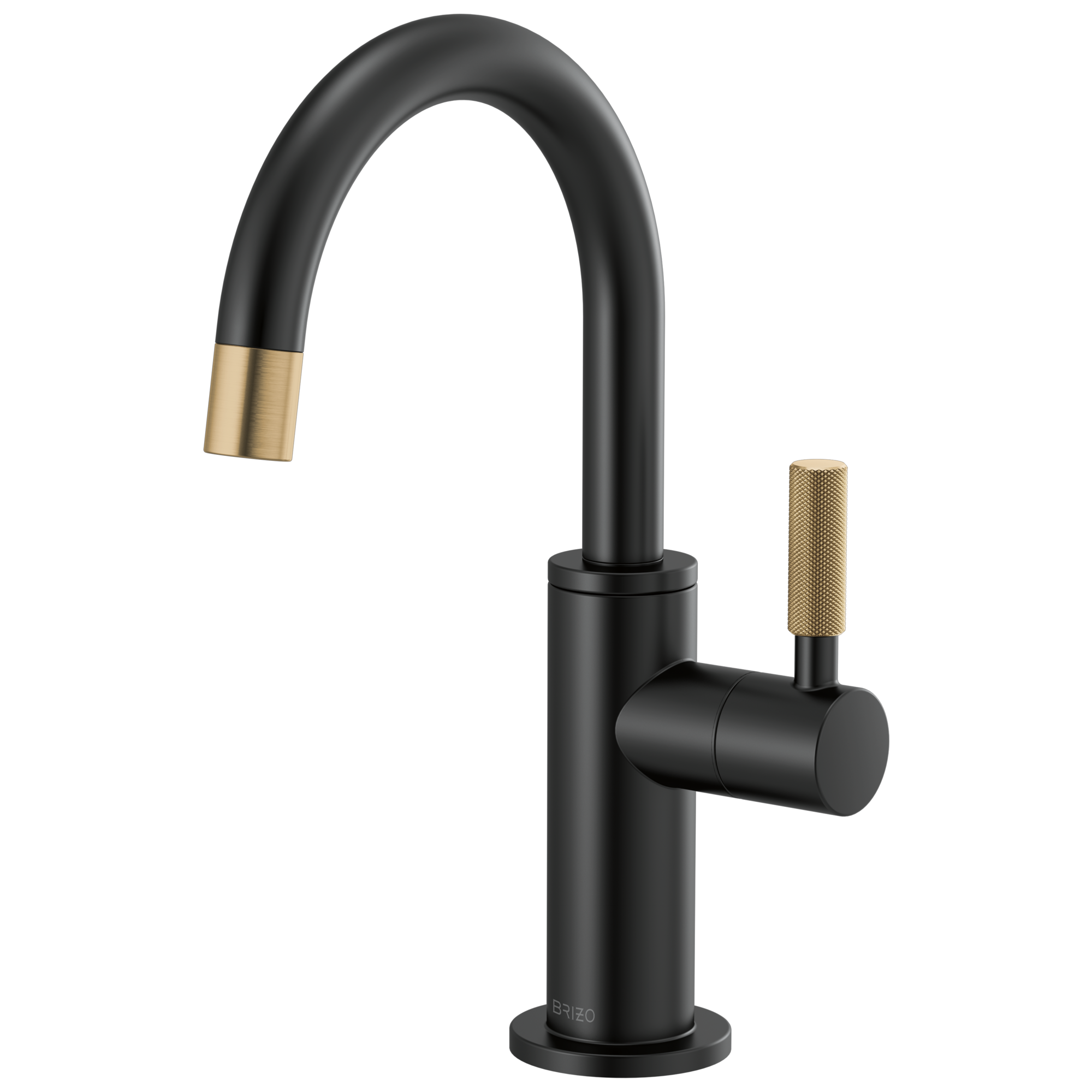 Brizo Litze® Beverage Faucet with Arc Spout and Knurled Handle