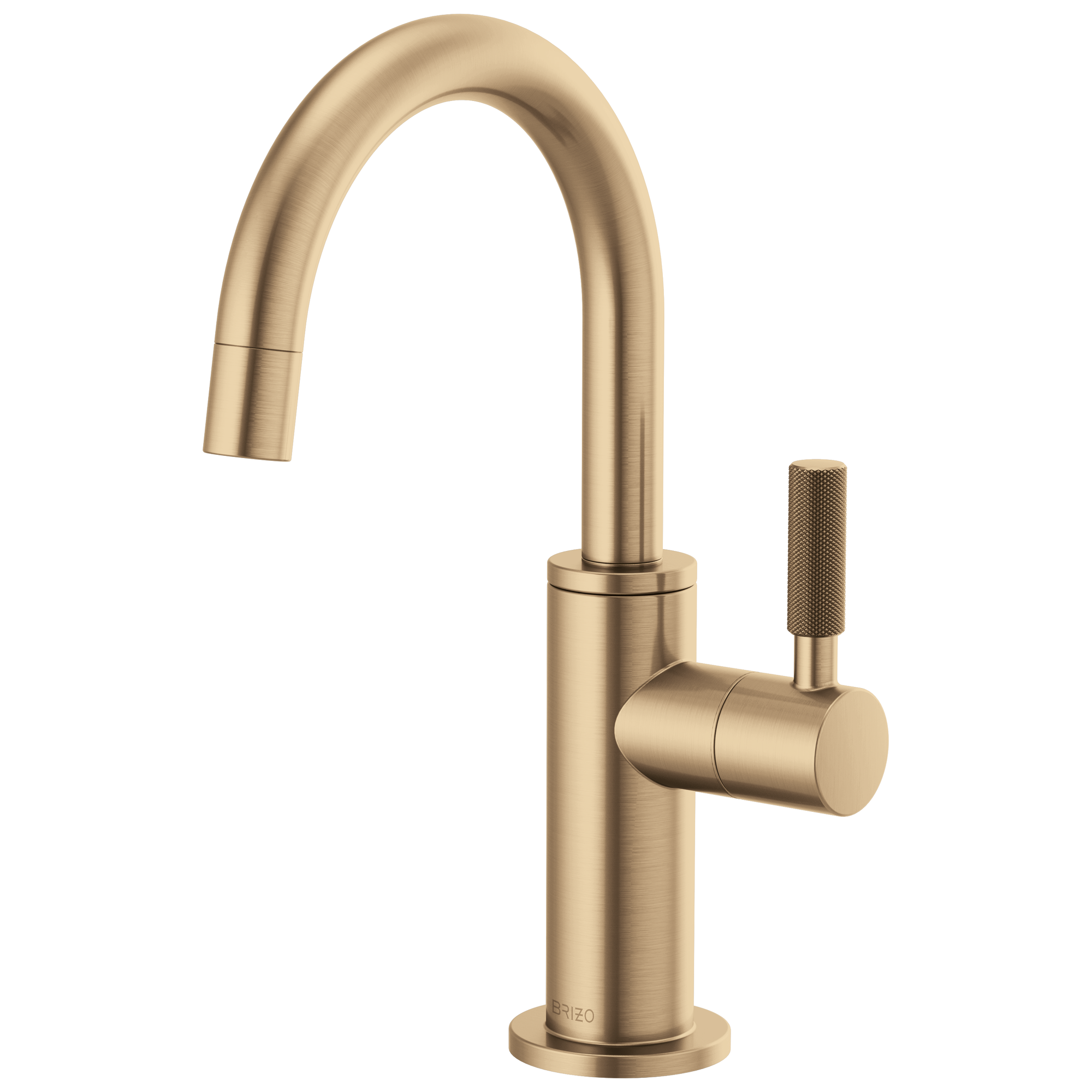 Brizo Litze® Beverage Faucet with Arc Spout and Knurled Handle