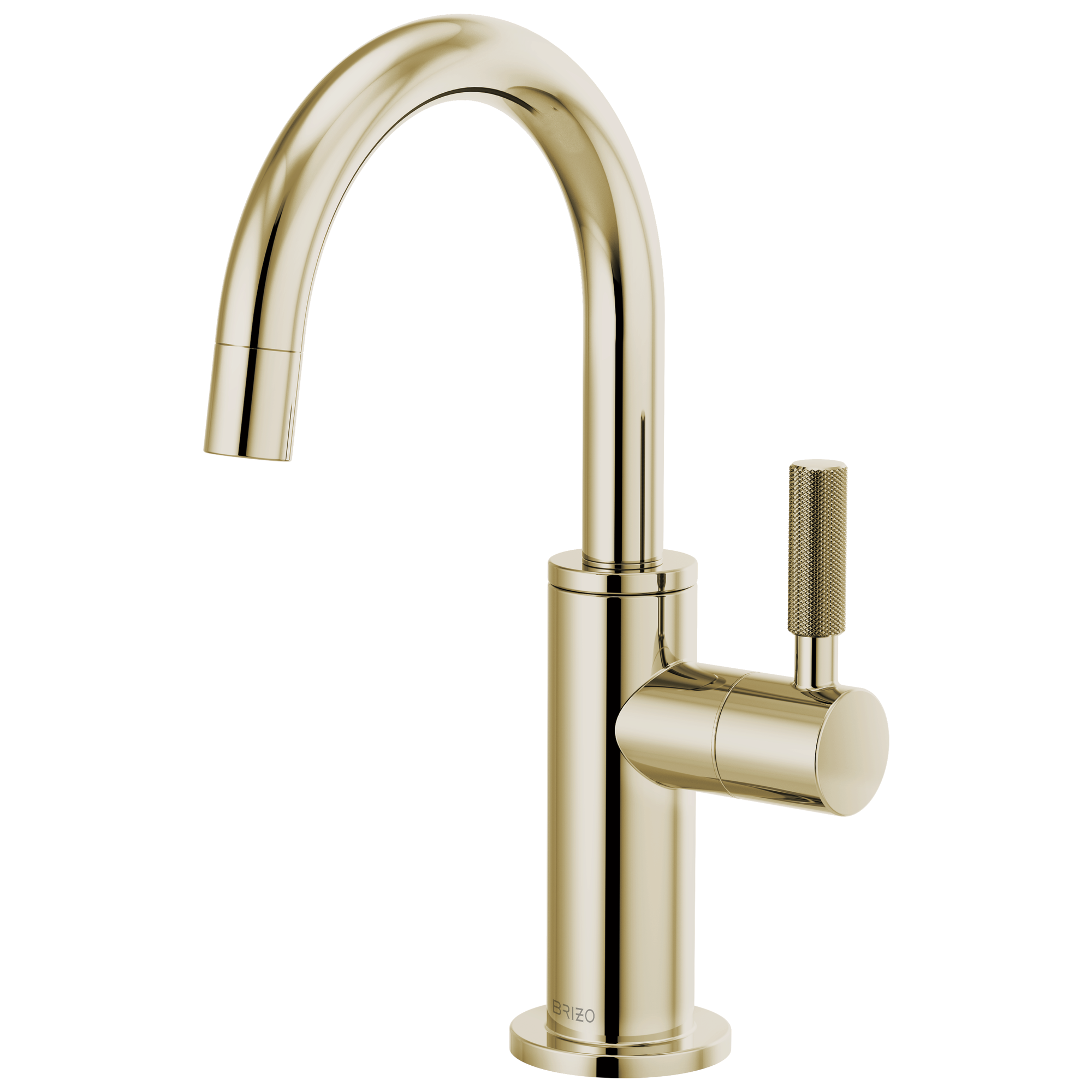 Brizo Litze® Beverage Faucet with Arc Spout and Knurled Handle