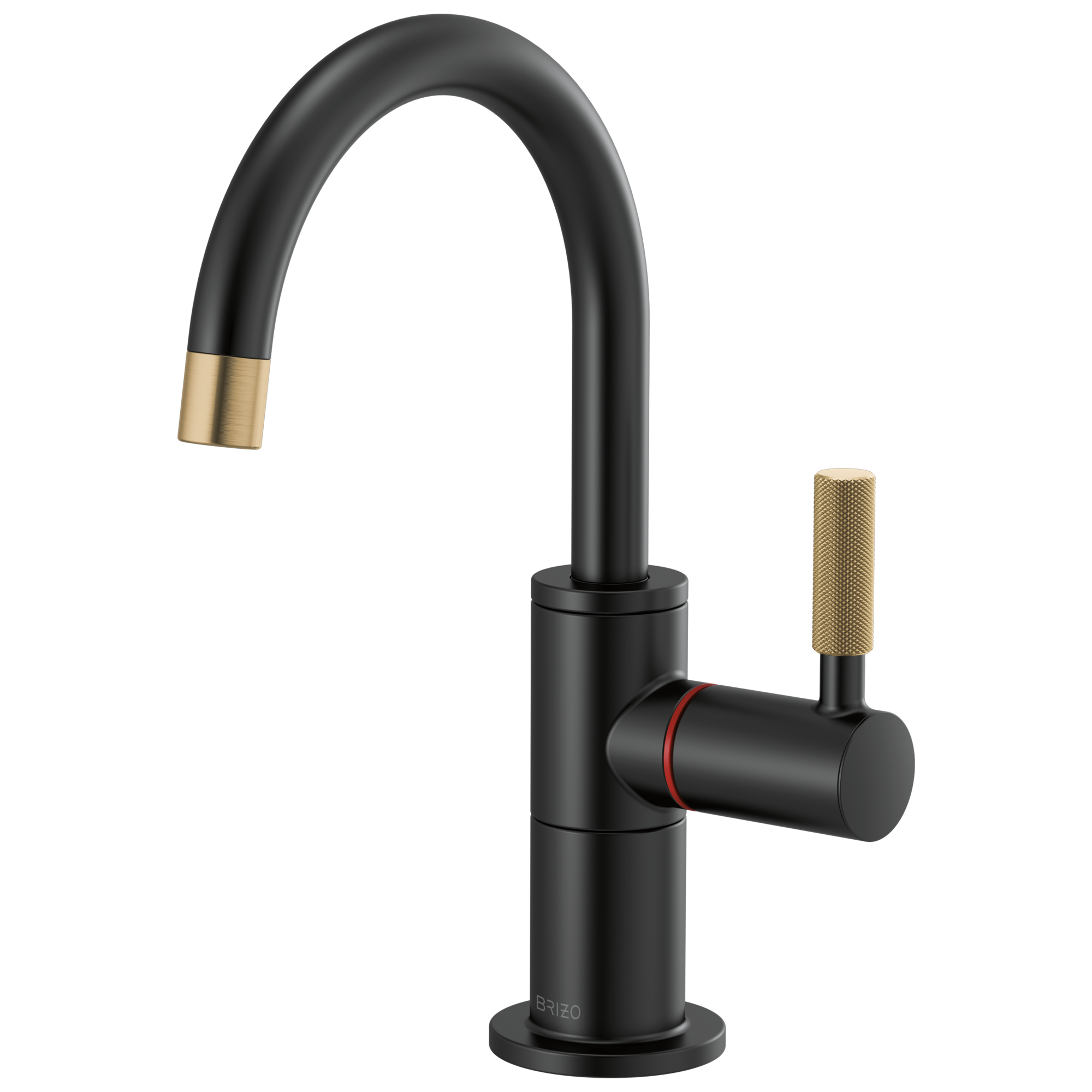 Brizo Litze® Instant Hot Faucet with Arc Spout and Knurled Handle