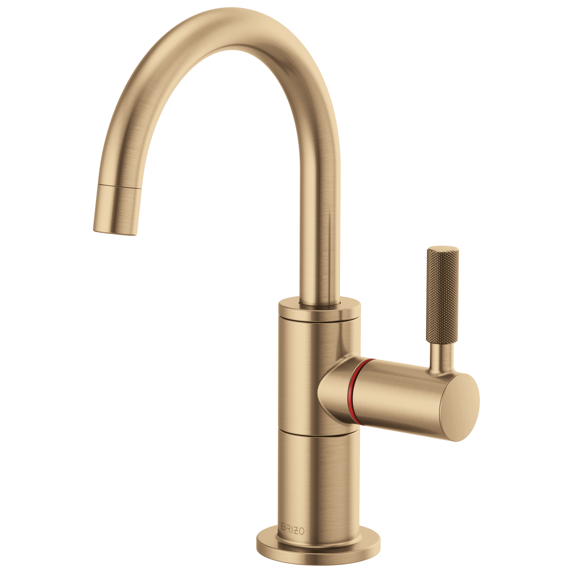 Brizo Litze® Instant Hot Faucet with Arc Spout and Knurled Handle