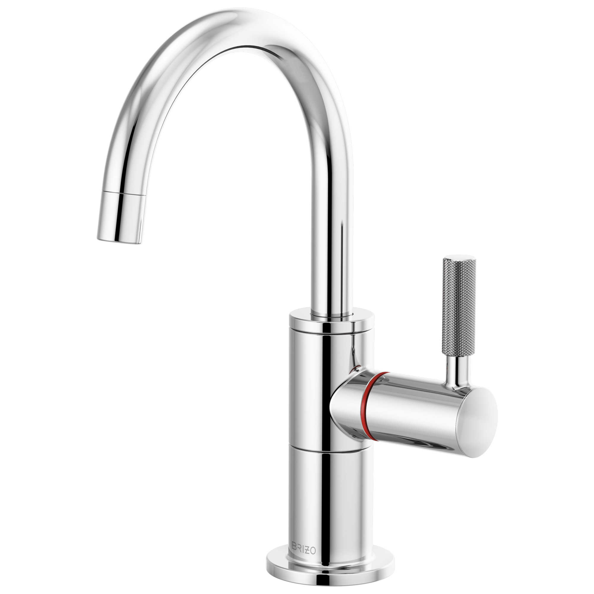 Brizo Litze® Instant Hot Faucet with Arc Spout and Knurled Handle