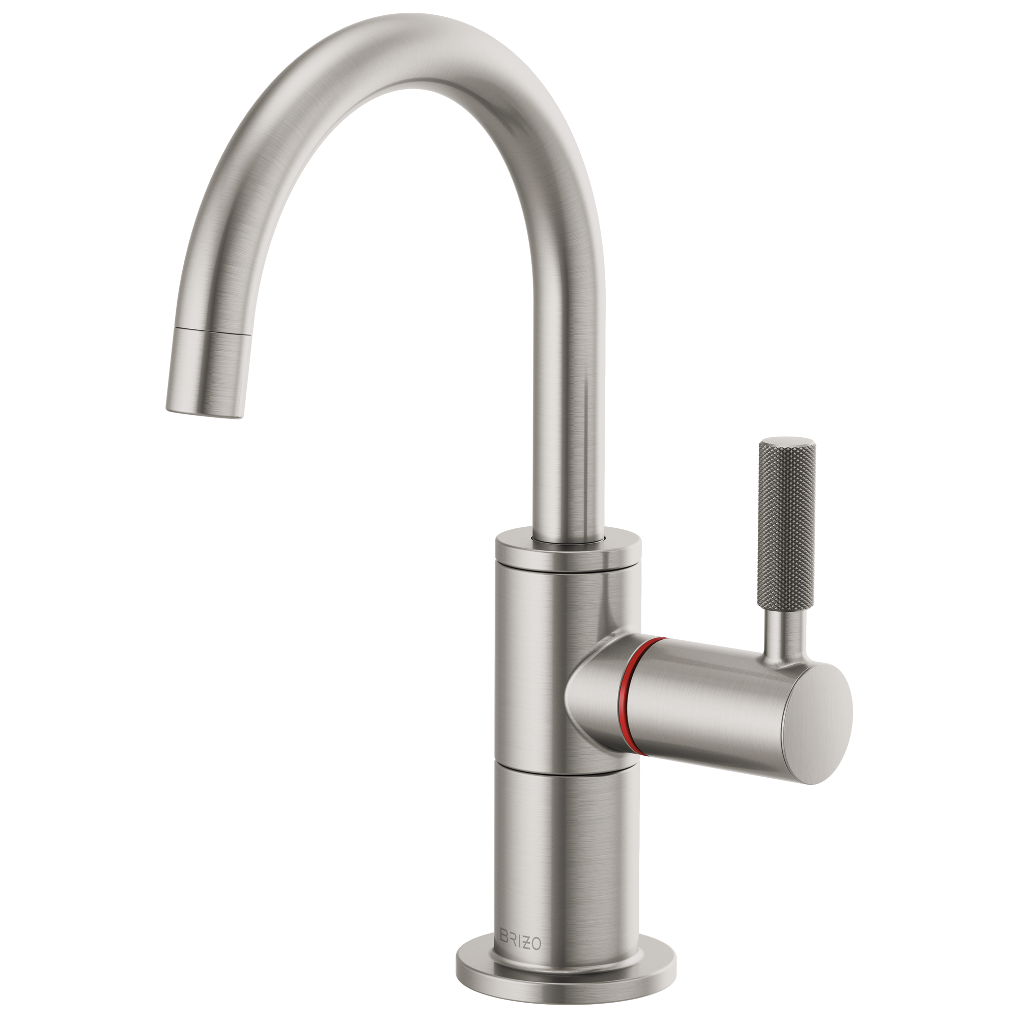 Brizo Litze® Instant Hot Faucet with Arc Spout and Knurled Handle
