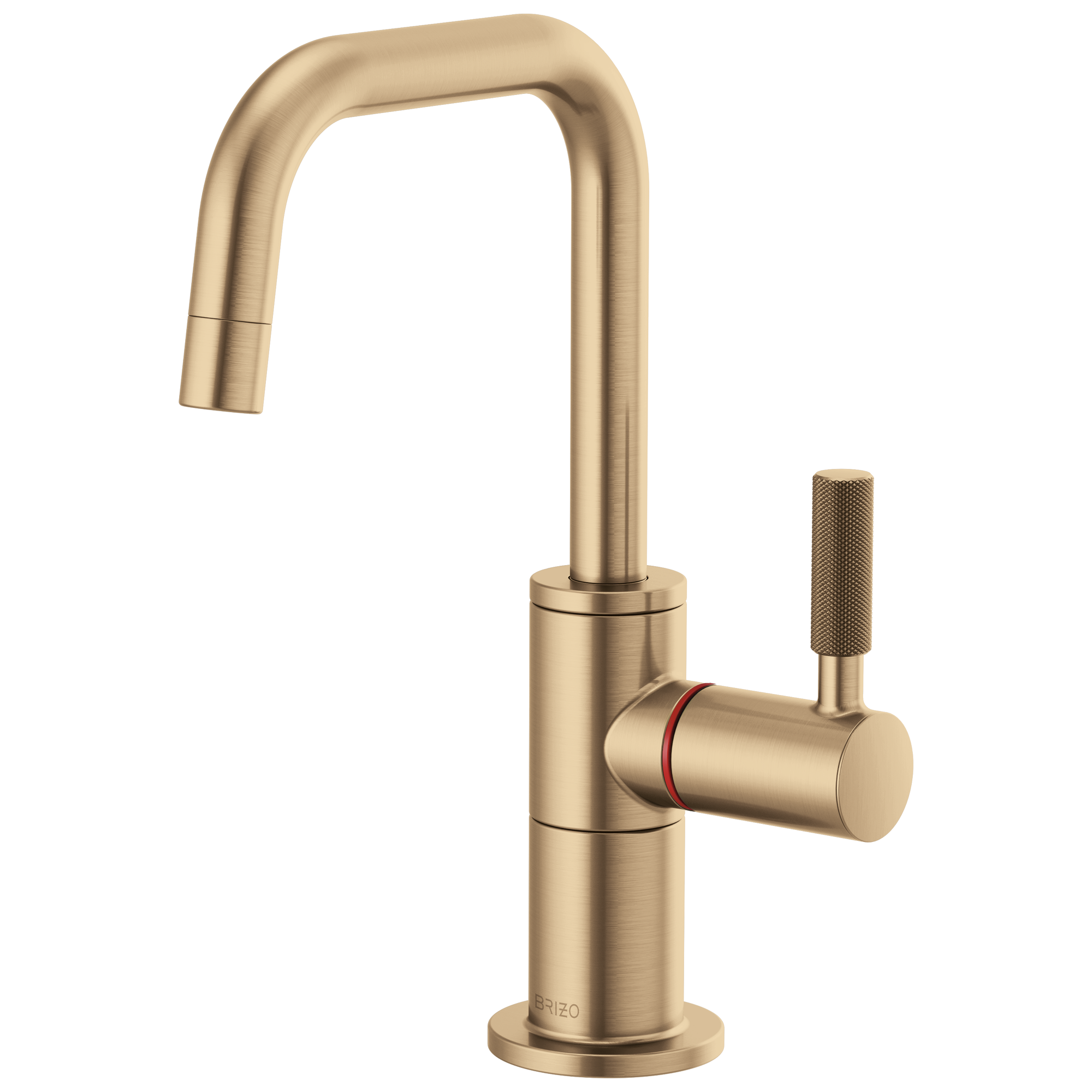 Brizo Litze® Instant Hot Faucet with Square Spout and Knurled Handle