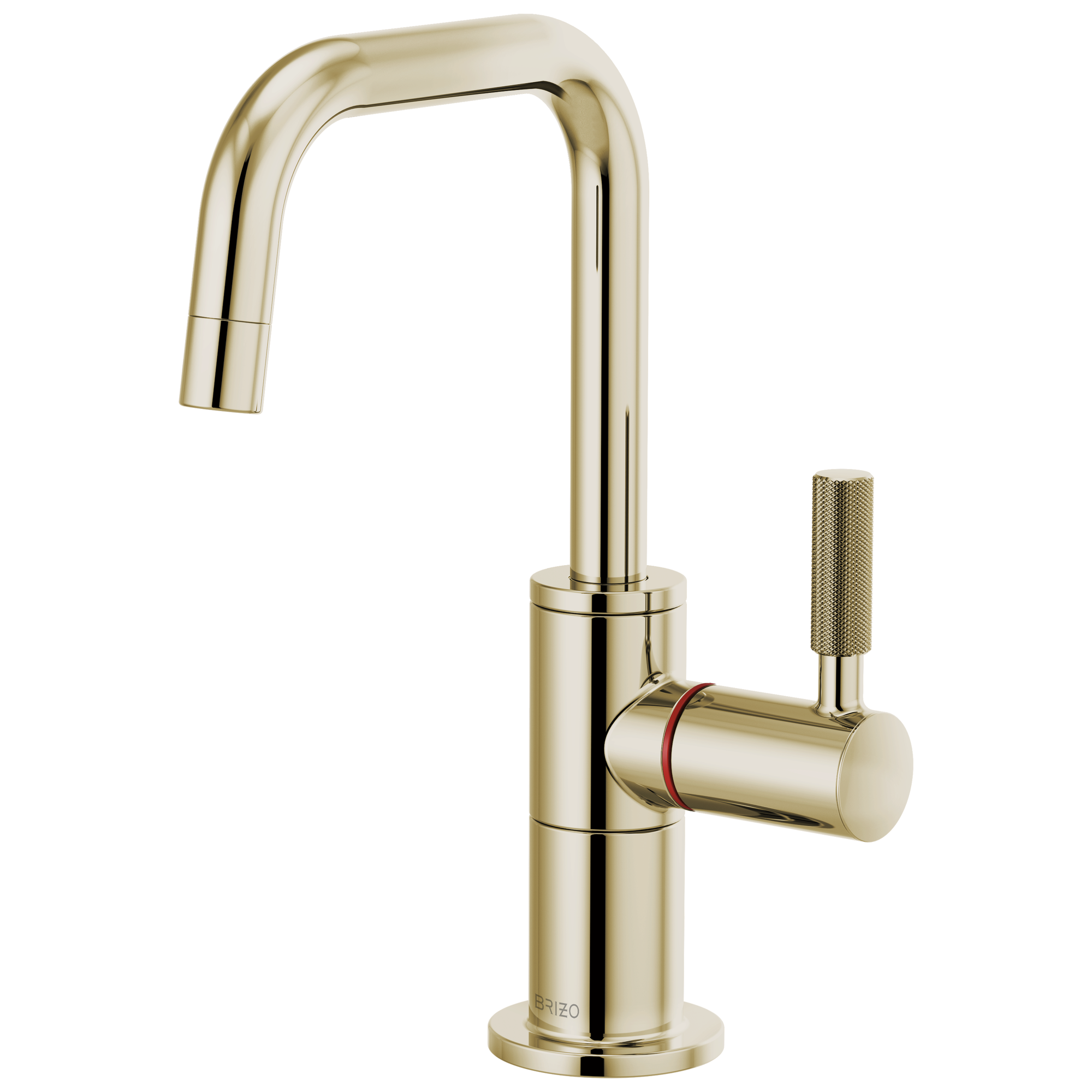 Brizo Litze® Instant Hot Faucet with Square Spout and Knurled Handle