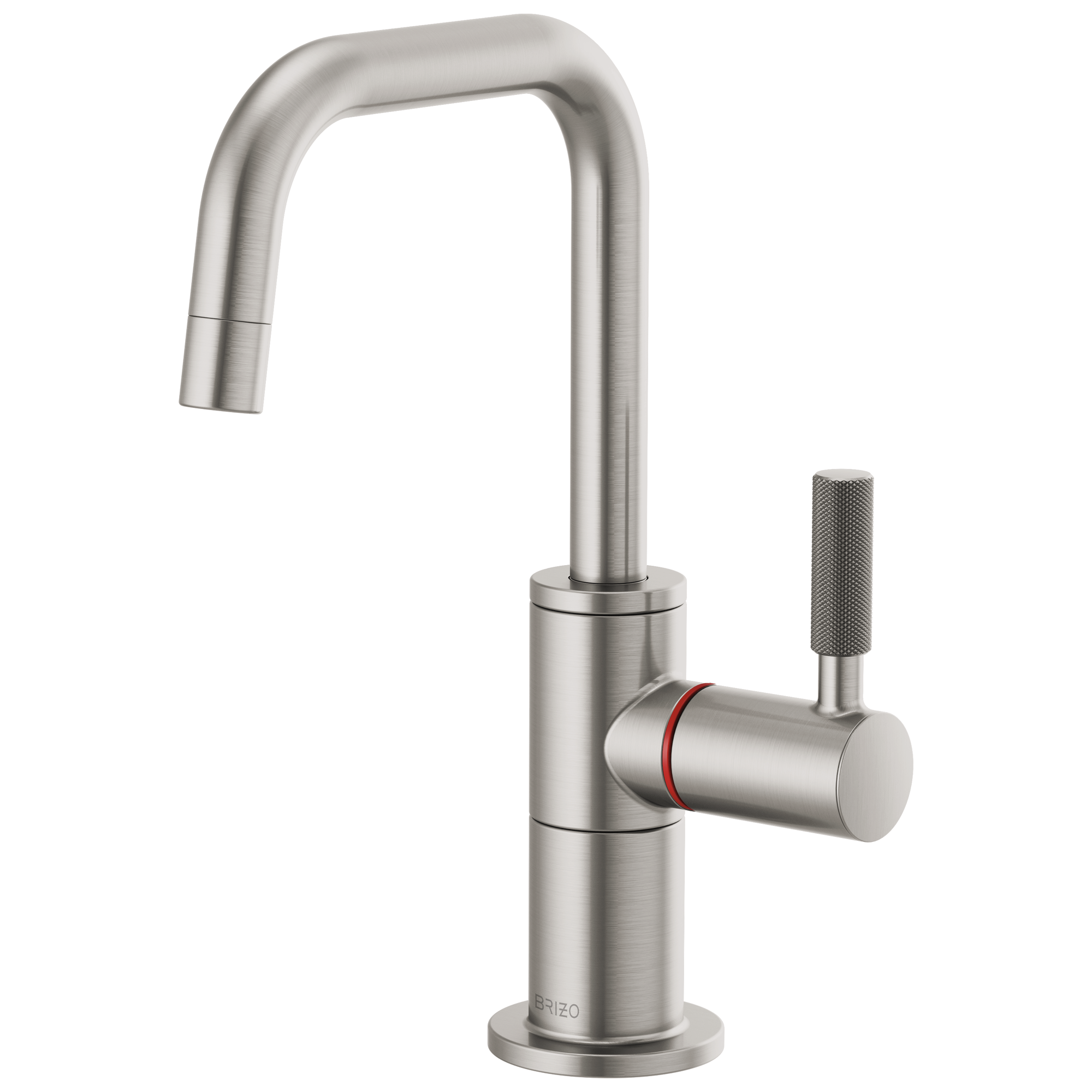 Brizo Litze® Instant Hot Faucet with Square Spout and Knurled Handle