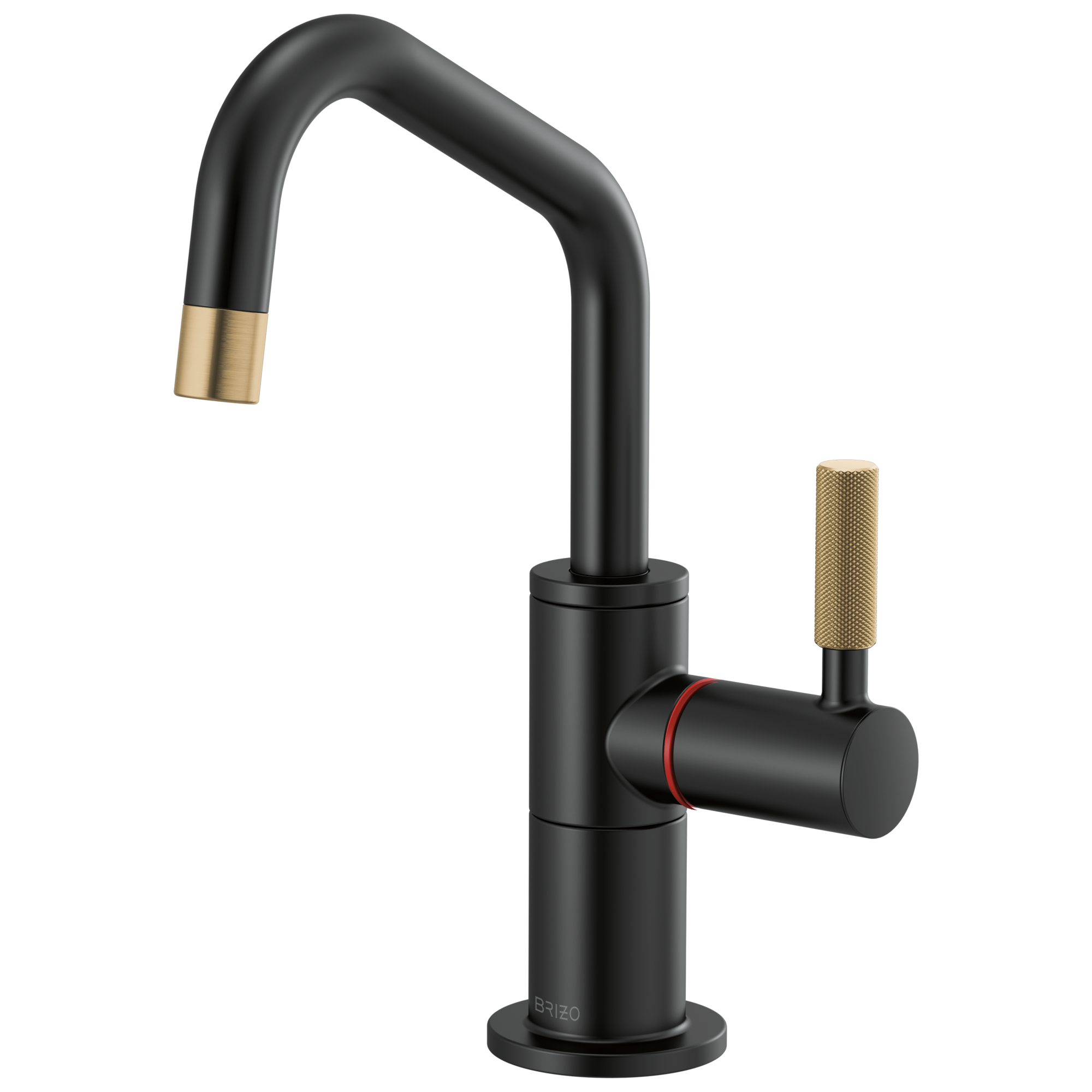 Brizo Litze® Instant Hot Faucet with Angled Spout and Knurled Handle