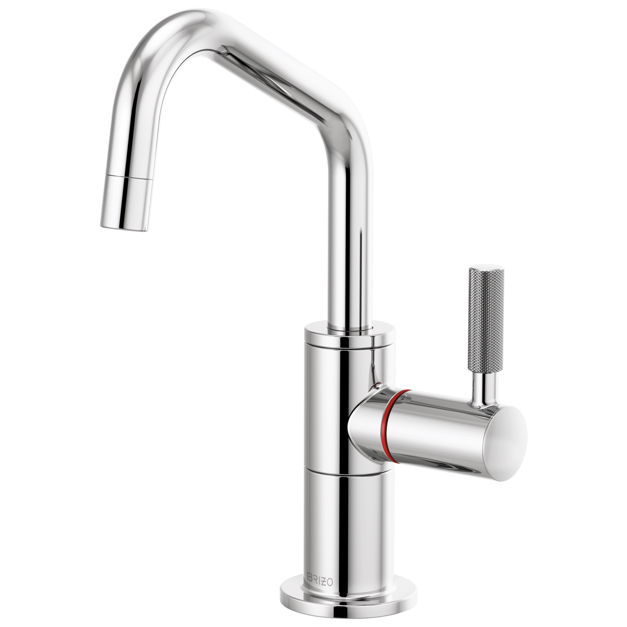 Brizo Litze® Instant Hot Faucet with Angled Spout and Knurled Handle