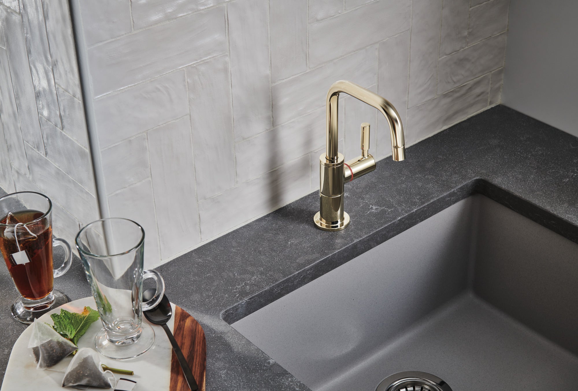 Brizo Odin® Instant Hot Faucet with Square Spout